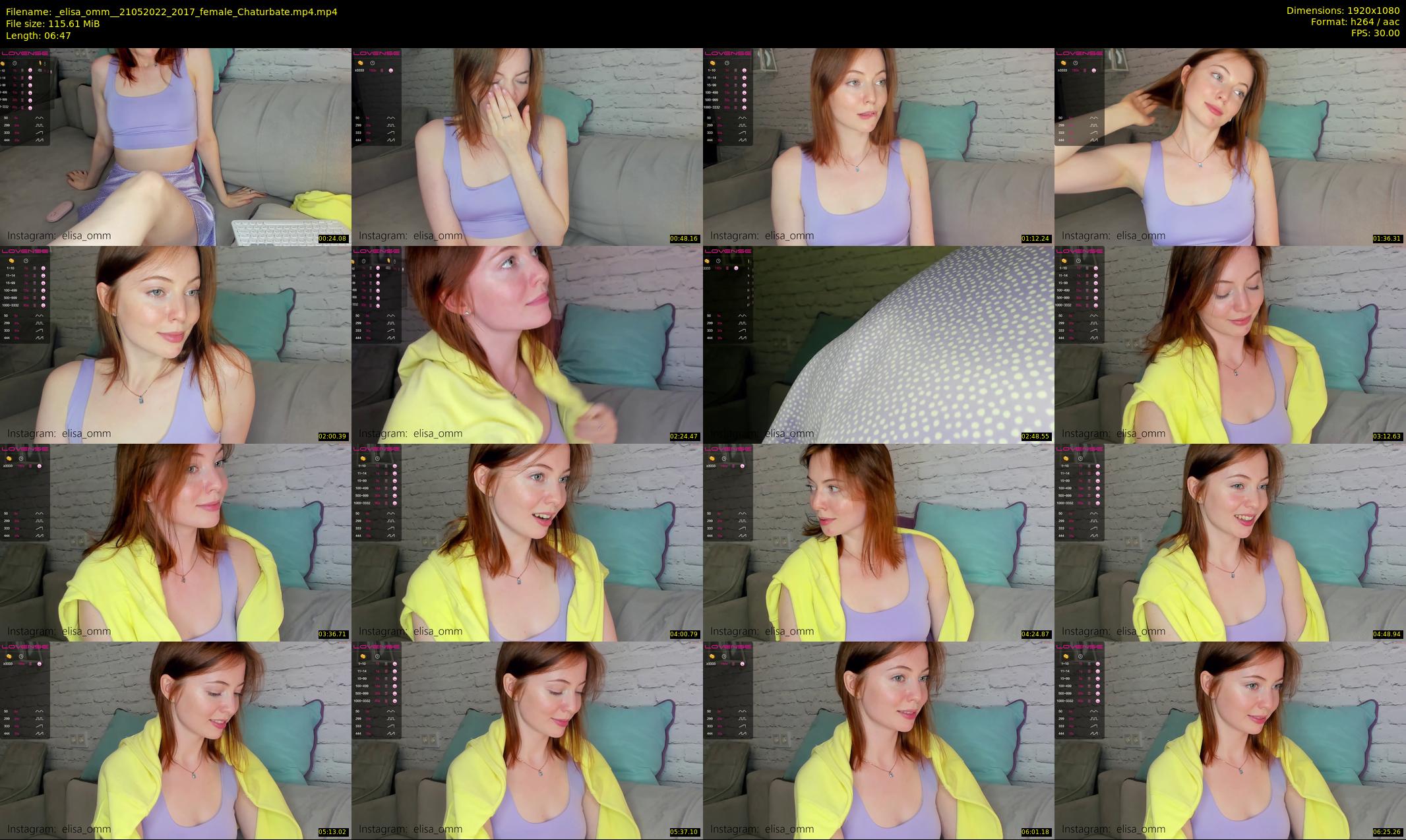 _elisa_omm_ — 7 minute Chaturbate female cam show recording, 1080p, May 21, 2022
