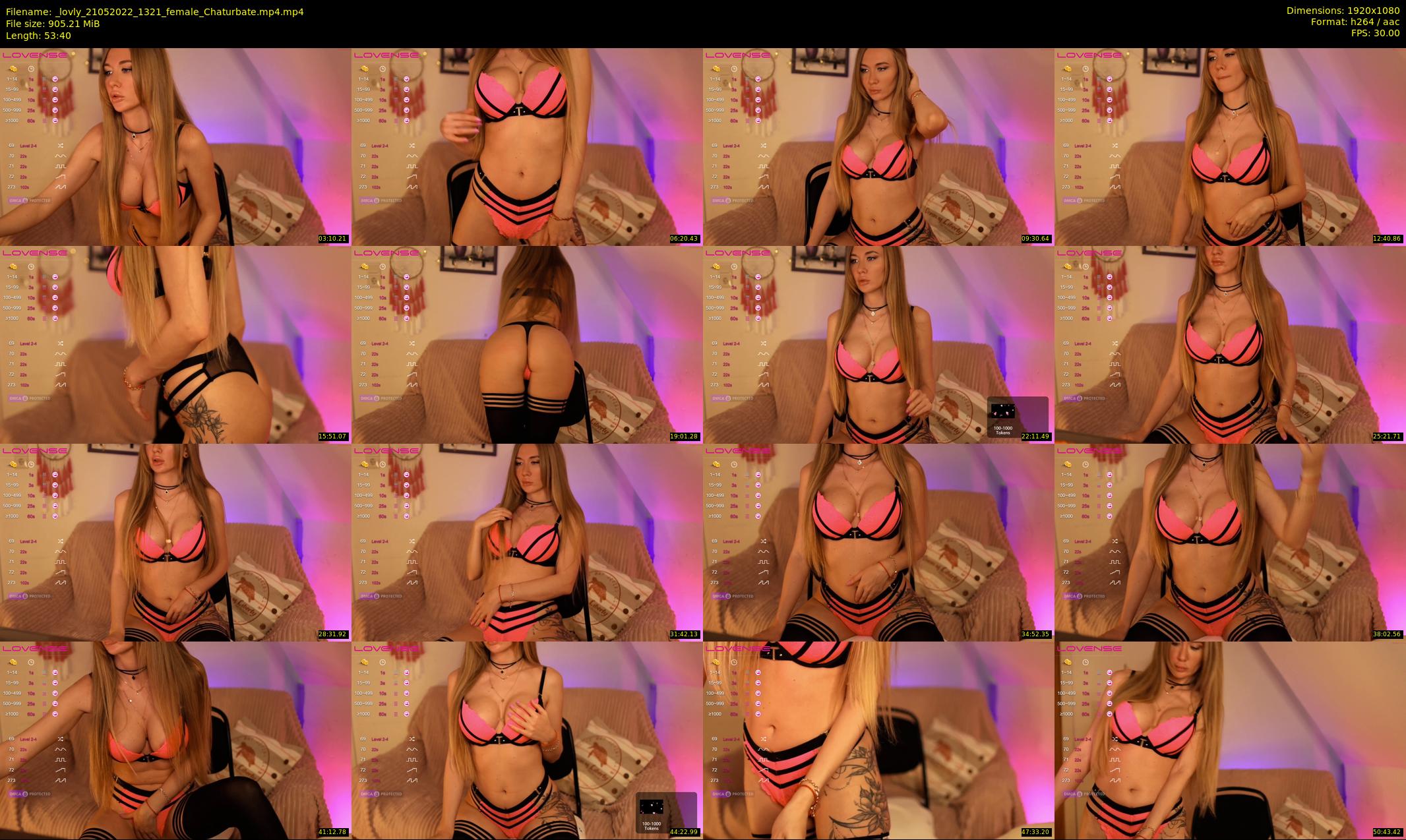 _lovly — 54 minute Chaturbate female cam show recording, 1080p, May 21, 2022