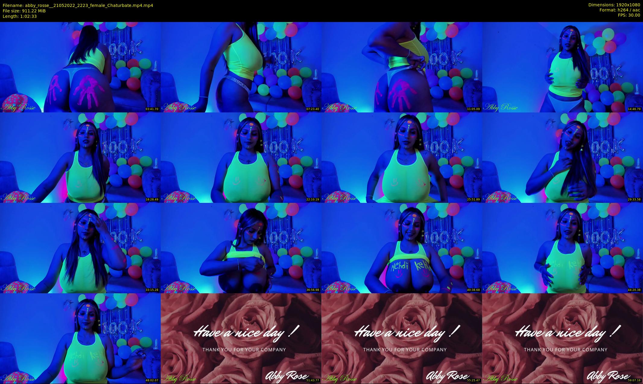 abby_rosse_ — 63 minute Chaturbate female cam show recording, 1080p, May 21, 2022