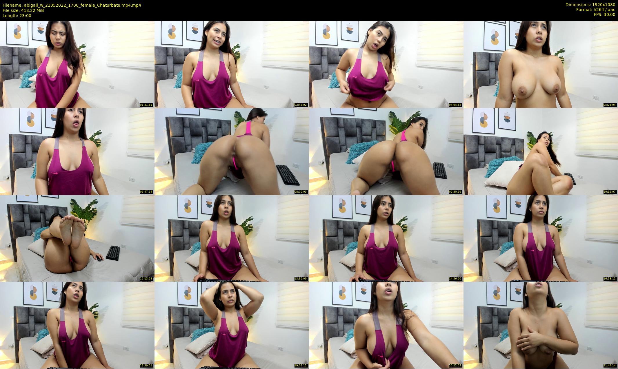 abigail_w — 23 minute Chaturbate female cam show recording, 1080p, May 21, 2022
