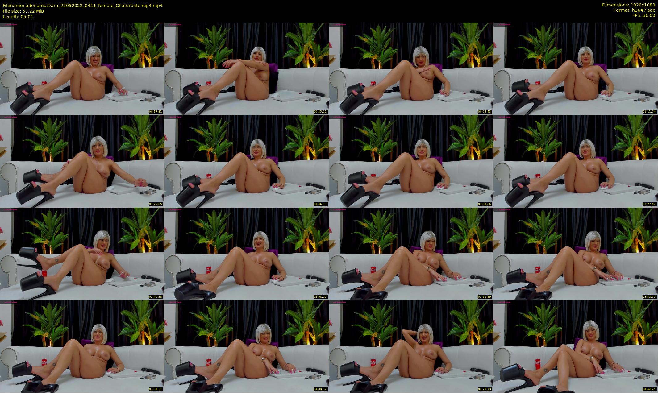 adonamazzara — 6 minute Chaturbate female cam show recording, 1080p, May 22, 2022