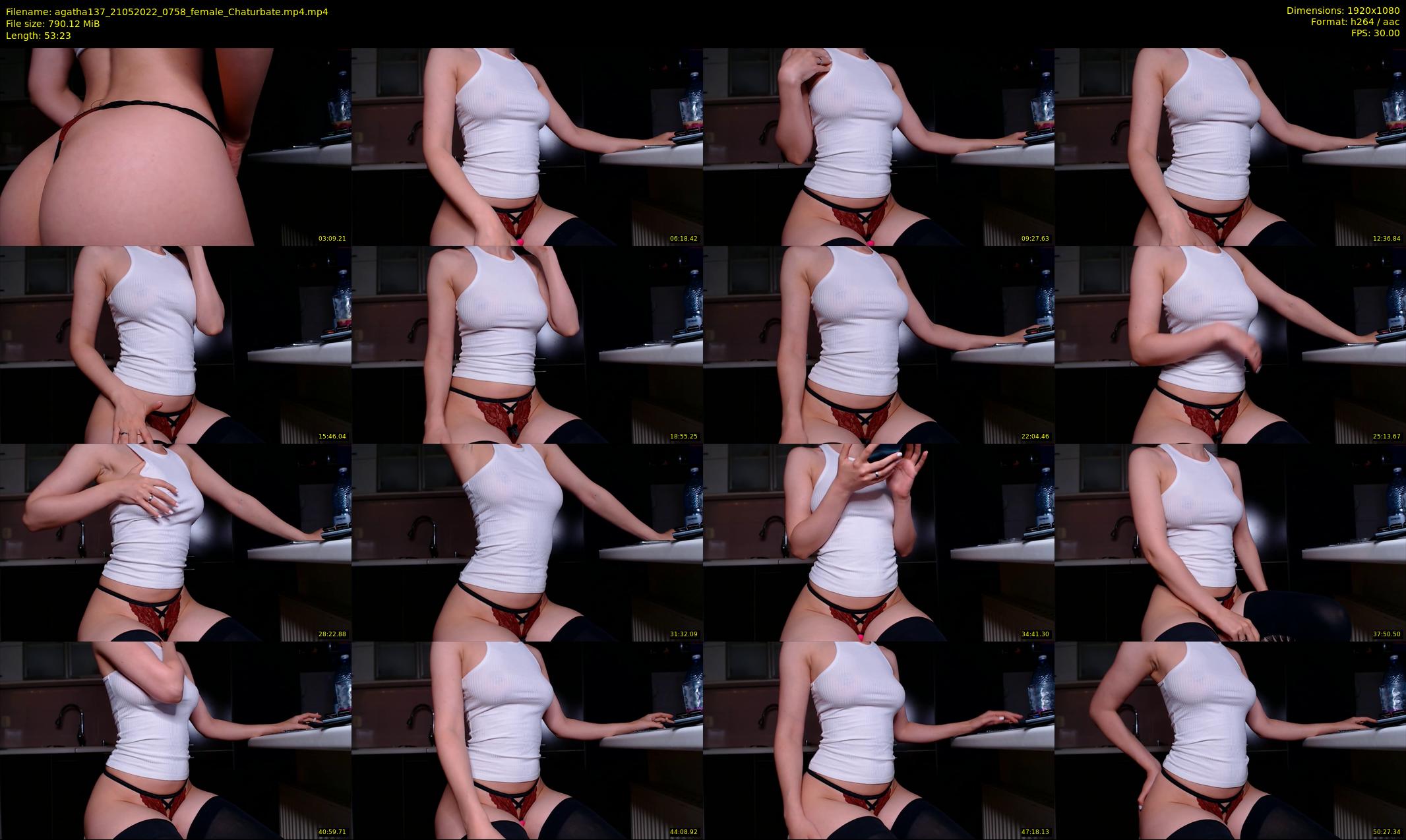 agatha137 — 54 minute Chaturbate female cam show recording, 1080p, May 21, 2022
