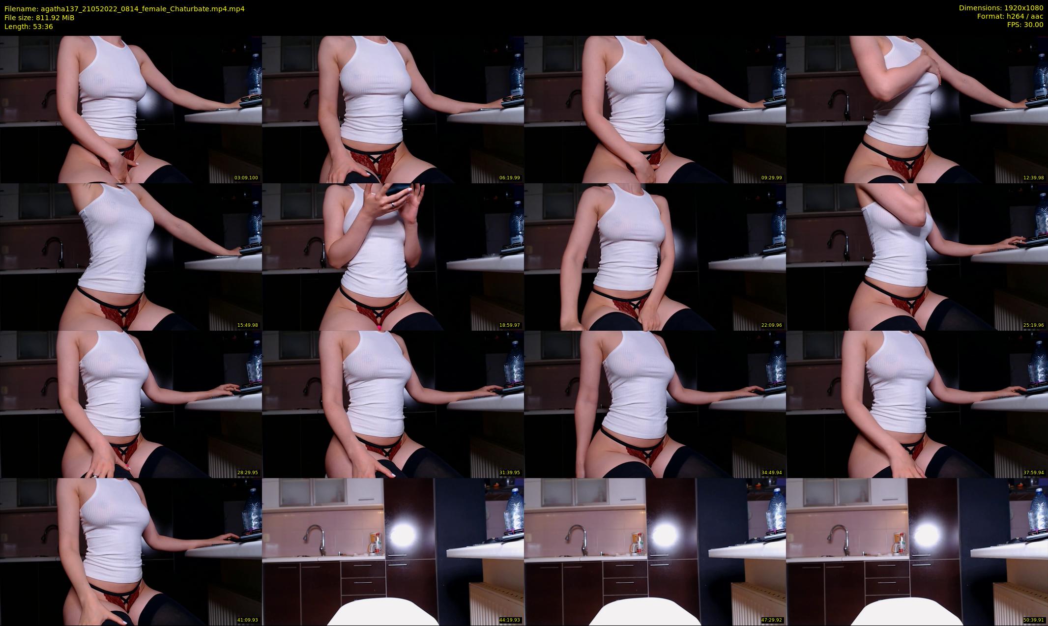 agatha137 — 54 minute Chaturbate female cam show recording, 1080p, May 21, 2022