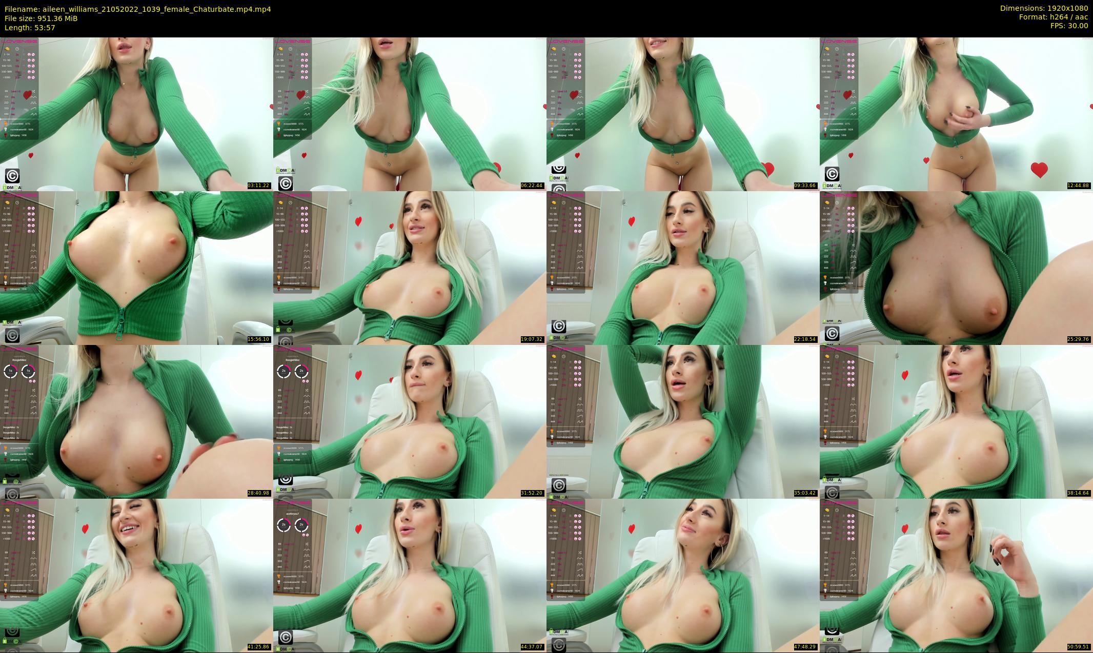 aileen_williams — 54 minute Chaturbate female cam show recording, 1080p, May 21, 2022