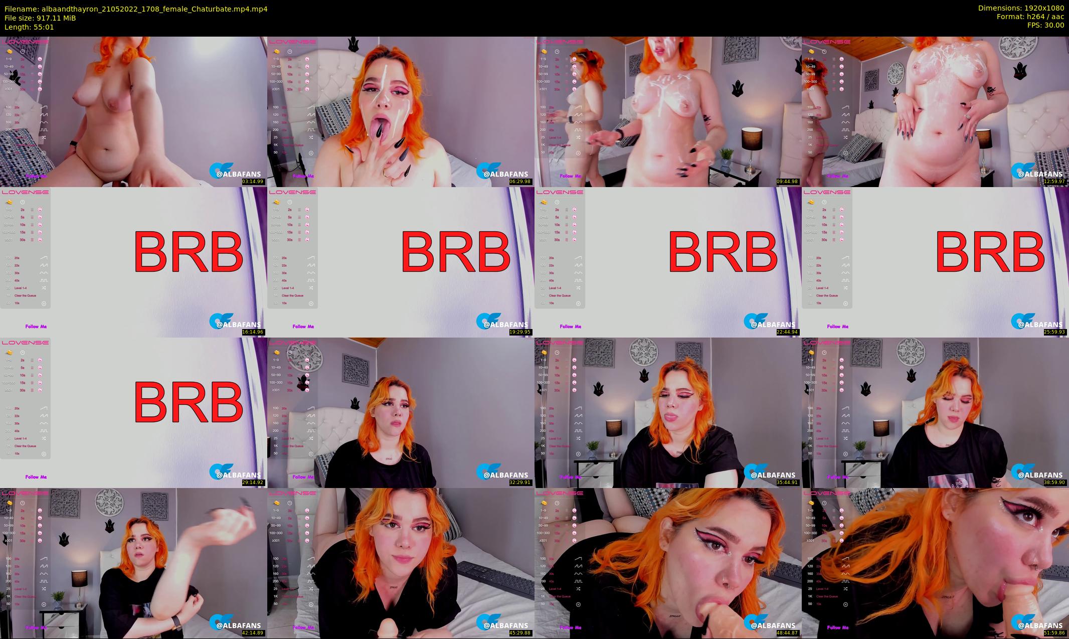 albaandthayron — 56 minute Chaturbate couple cam show recording, 1080p, May 21, 2022