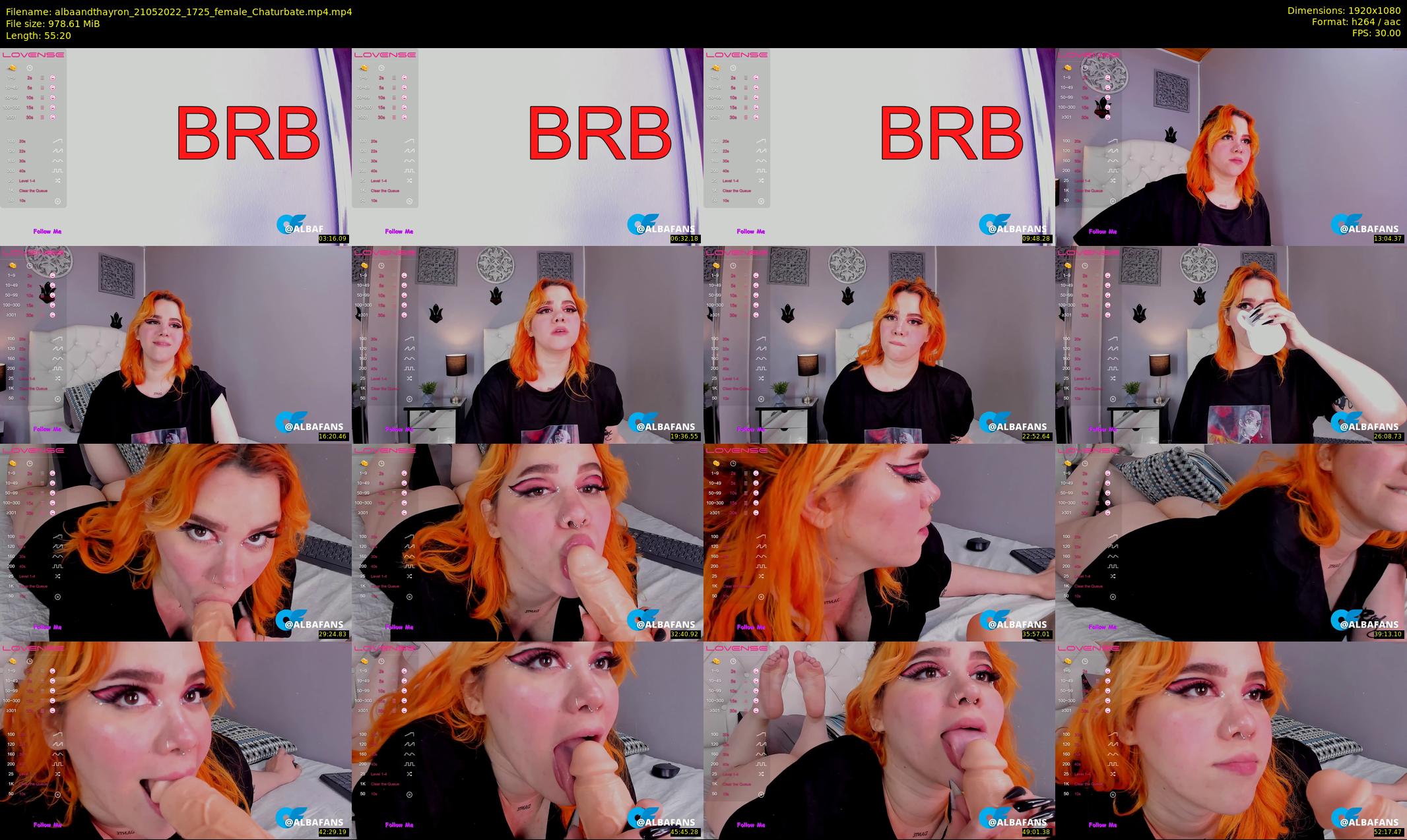 albaandthayron — 56 minute Chaturbate couple cam show recording, 1080p, May 21, 2022