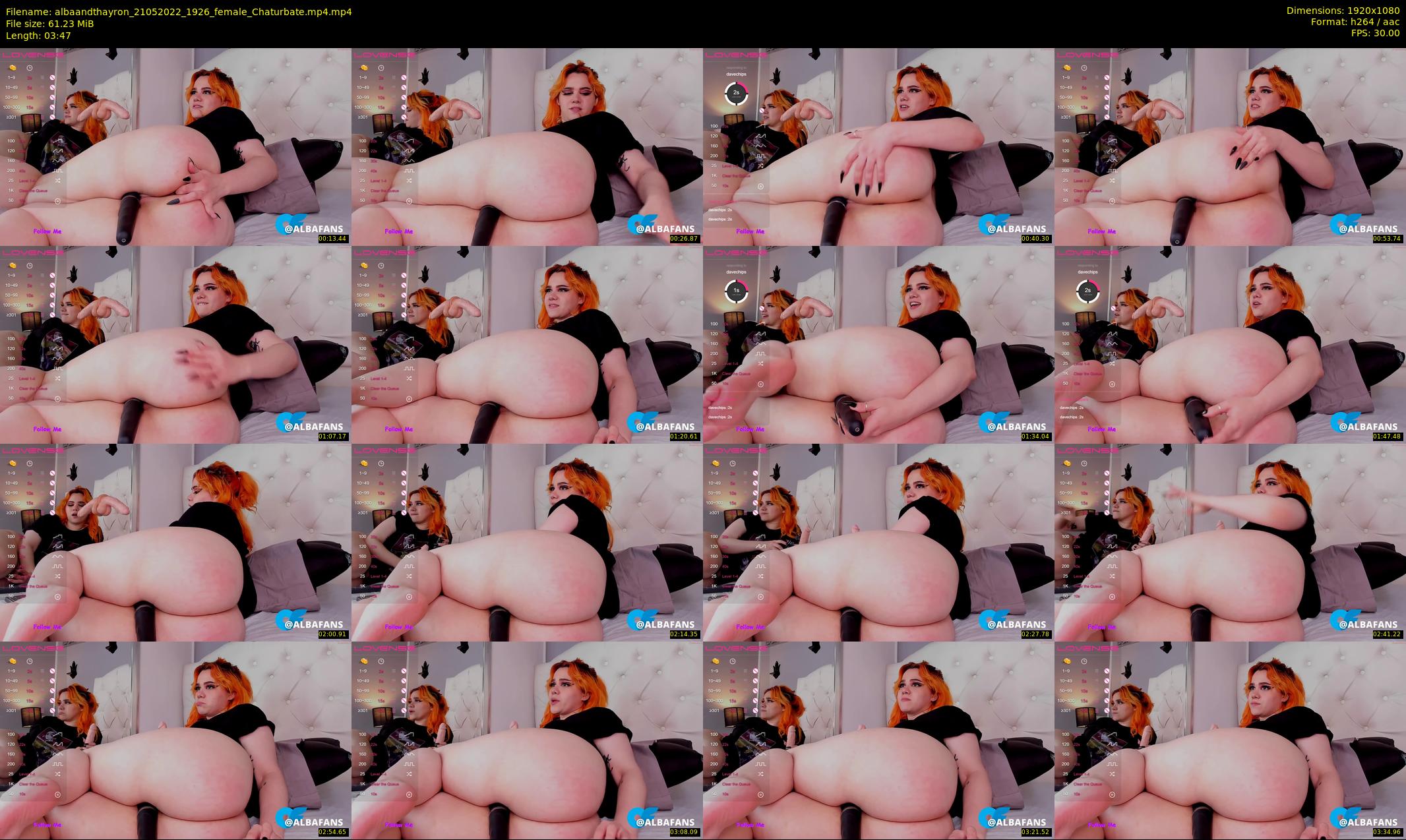 albaandthayron — 4 minute Chaturbate couple cam show recording, 1080p, May 21, 2022