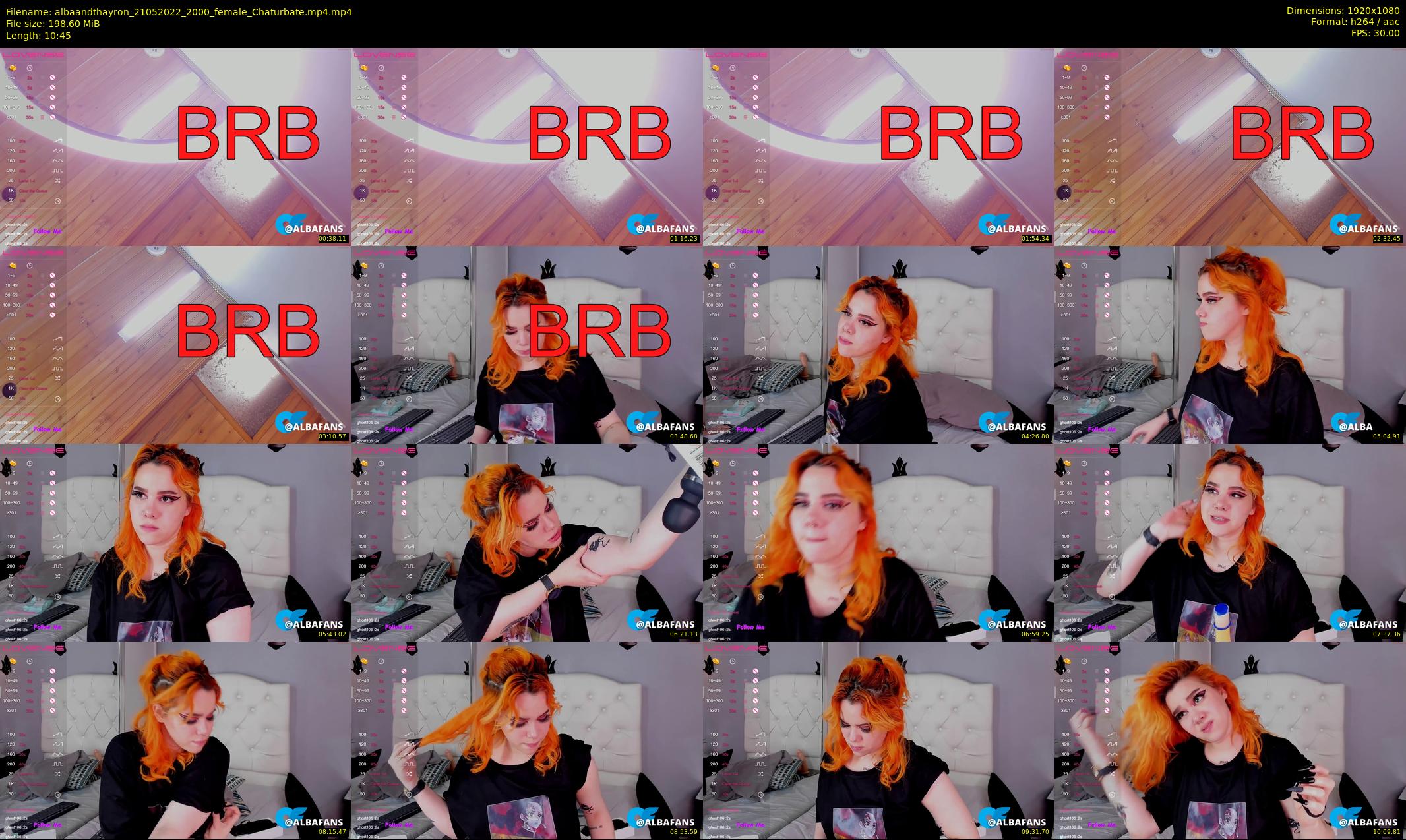 albaandthayron — 11 minute Chaturbate couple cam show recording, 1080p, May 21, 2022