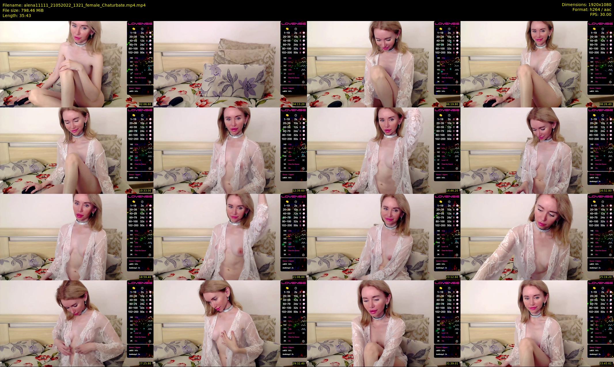 alena11111 — 36 minute Chaturbate female cam show recording, 1080p, May 21, 2022