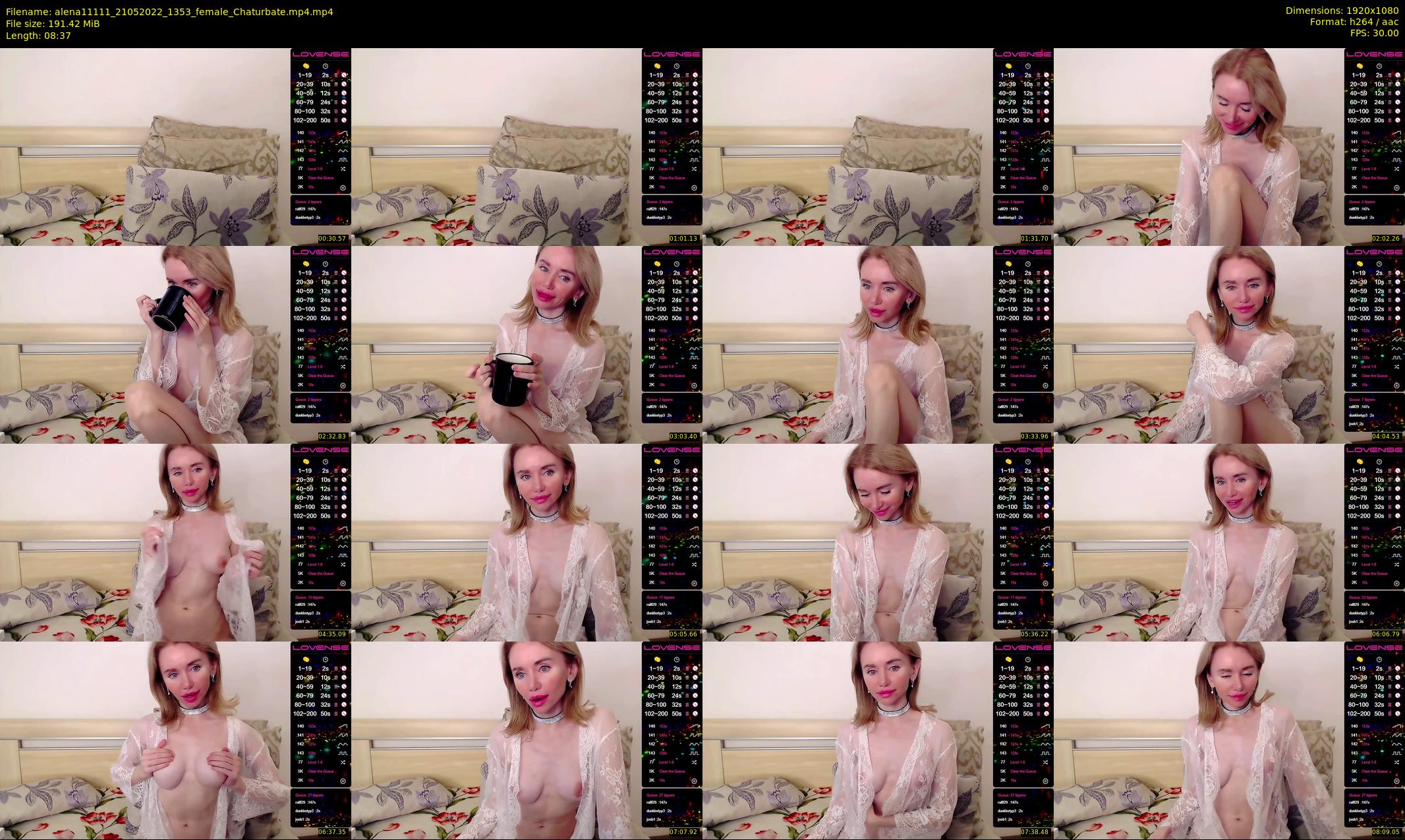 alena11111 — 9 minute Chaturbate female cam show recording, 1080p, May 21, 2022