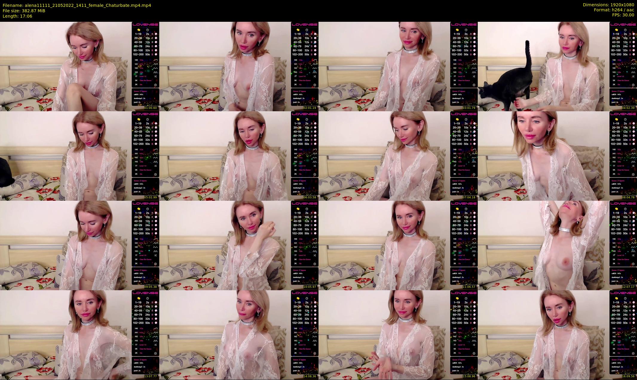 alena11111 — 18 minute Chaturbate female cam show recording, 1080p, May 21, 2022