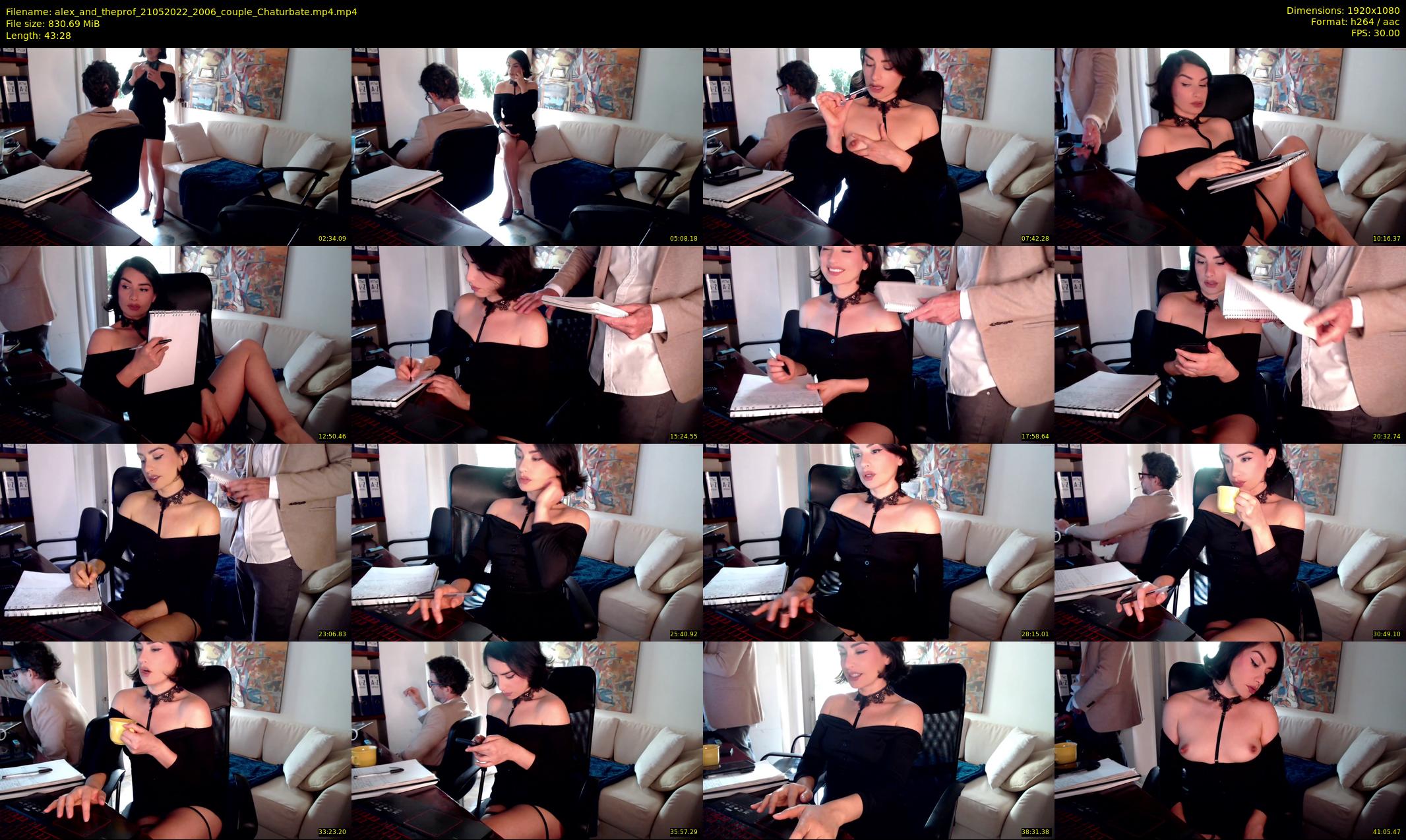 alex_and_theprof — 44 minute Chaturbate couple cam show recording, 1080p, May 21, 2022
