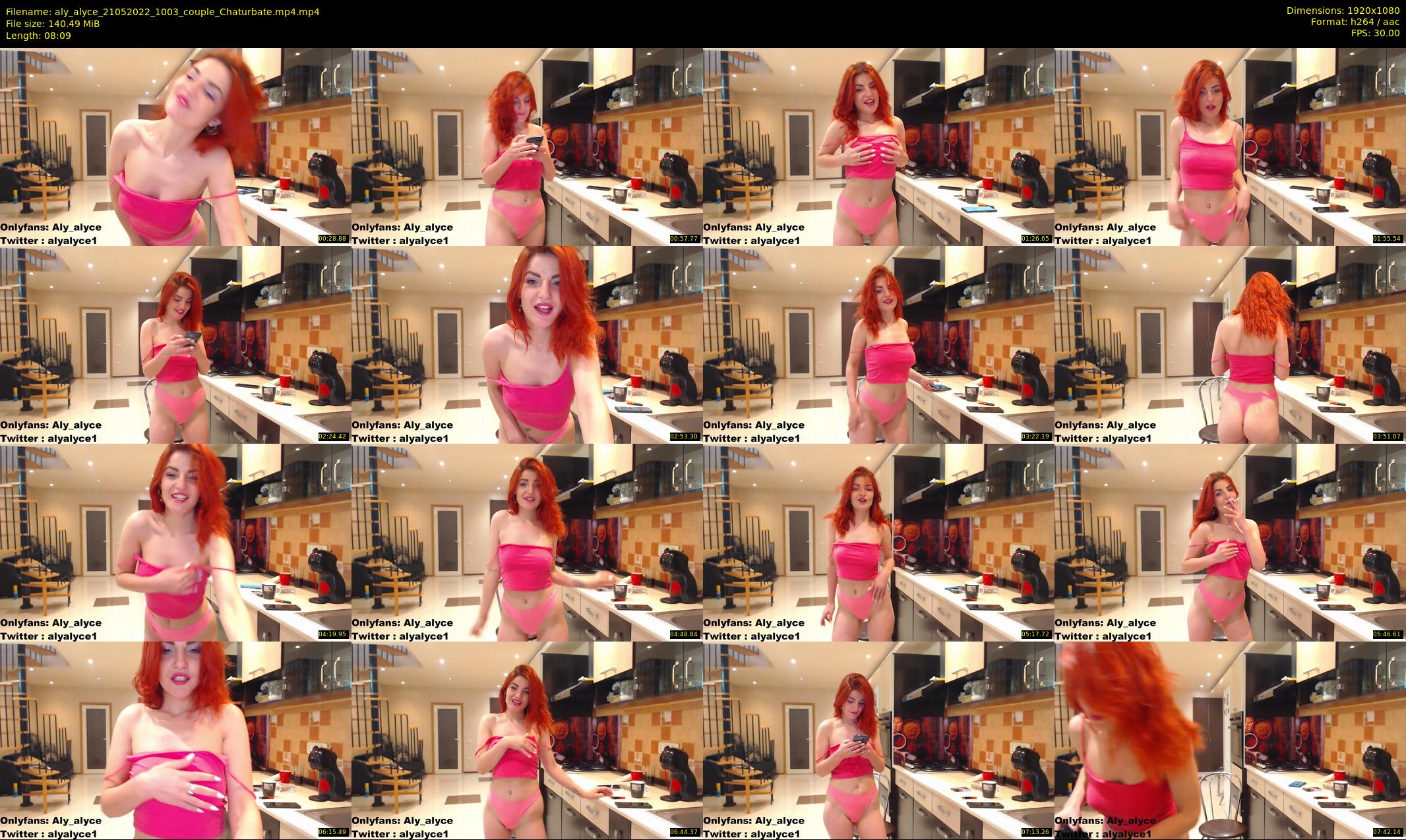 aly_alyce — 9 minute Chaturbate female cam show recording, 1080p, May 21, 2022