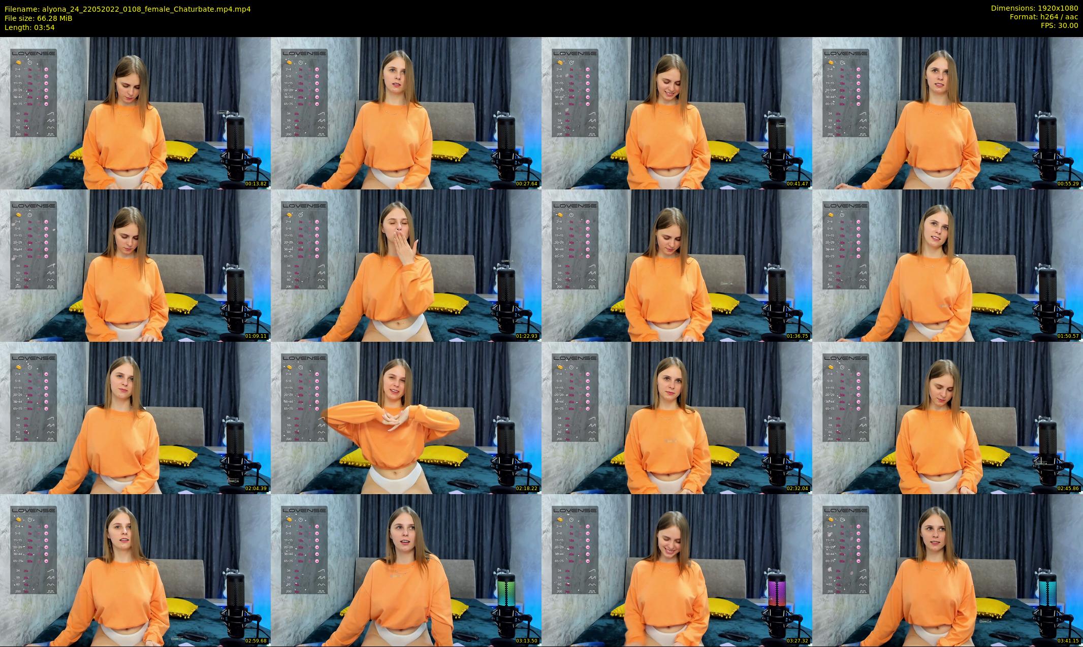 alyona_24 — 4 minute Chaturbate female cam show recording, 1080p, May 22, 2022