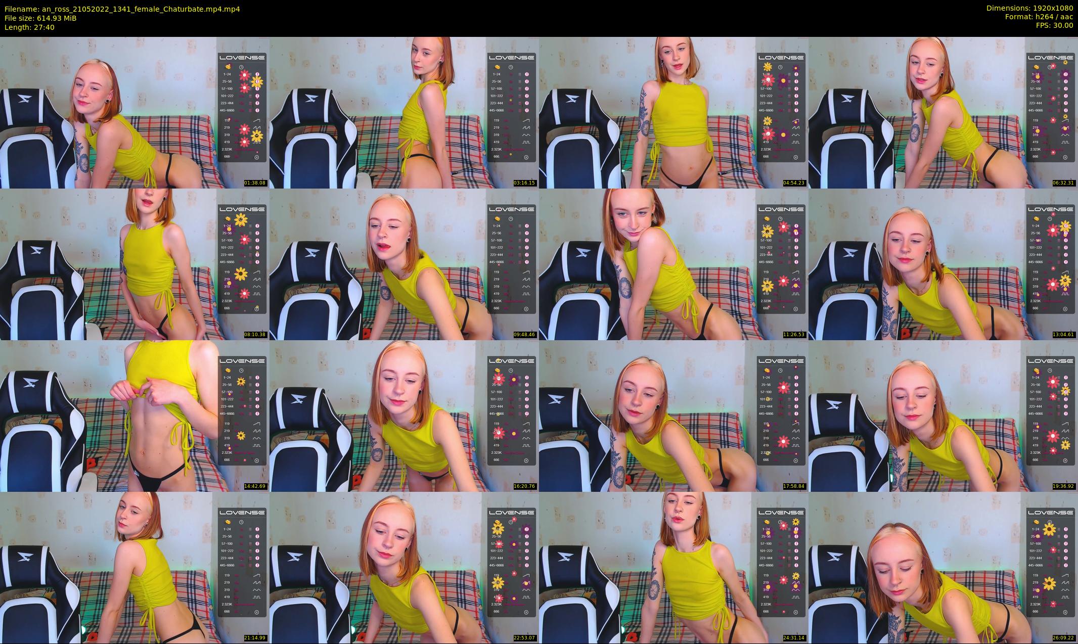 an_ross — 28 minute Chaturbate female cam show recording, 1080p, May 21, 2022