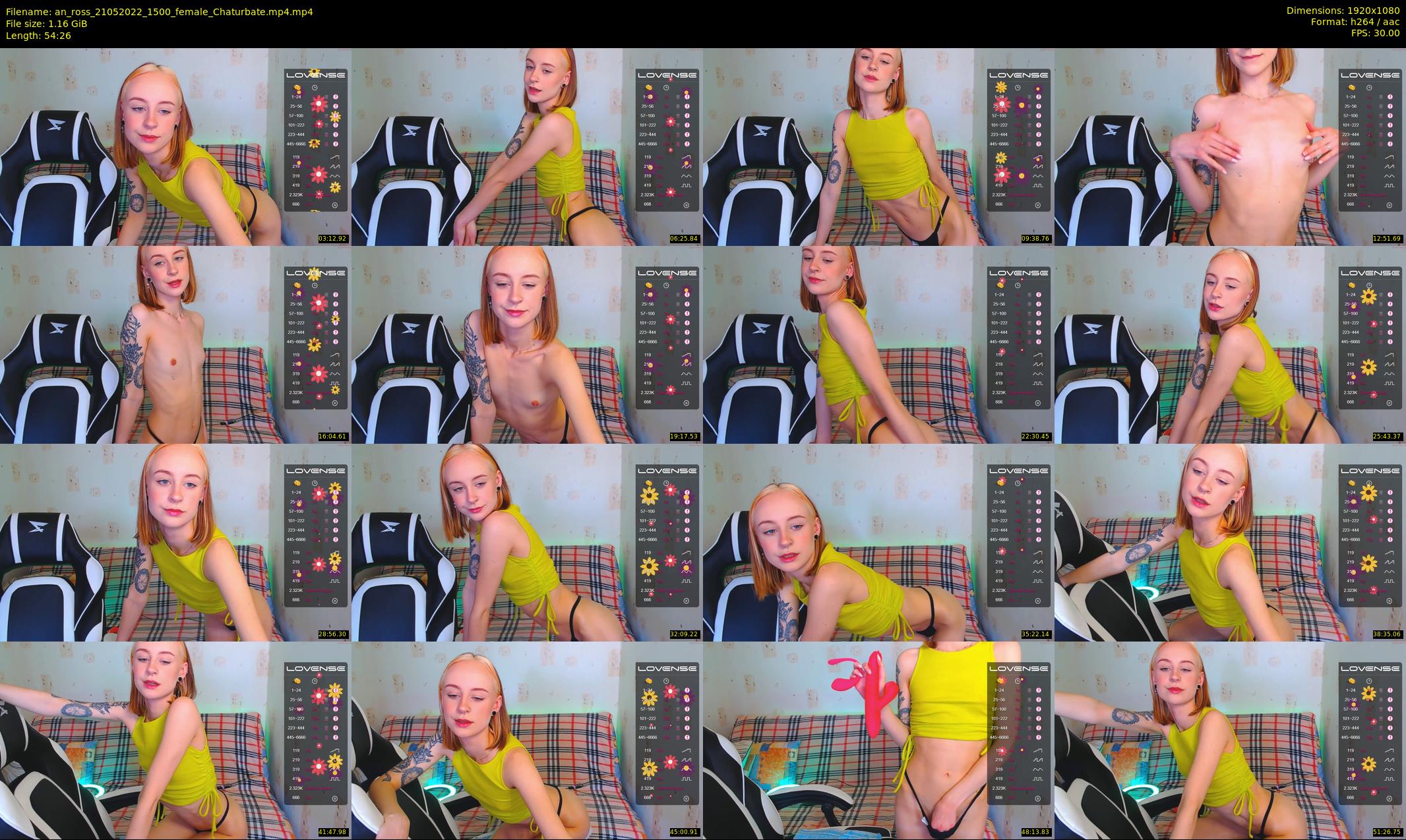 an_ross — 55 minute Chaturbate female cam show recording, 1080p, May 21, 2022