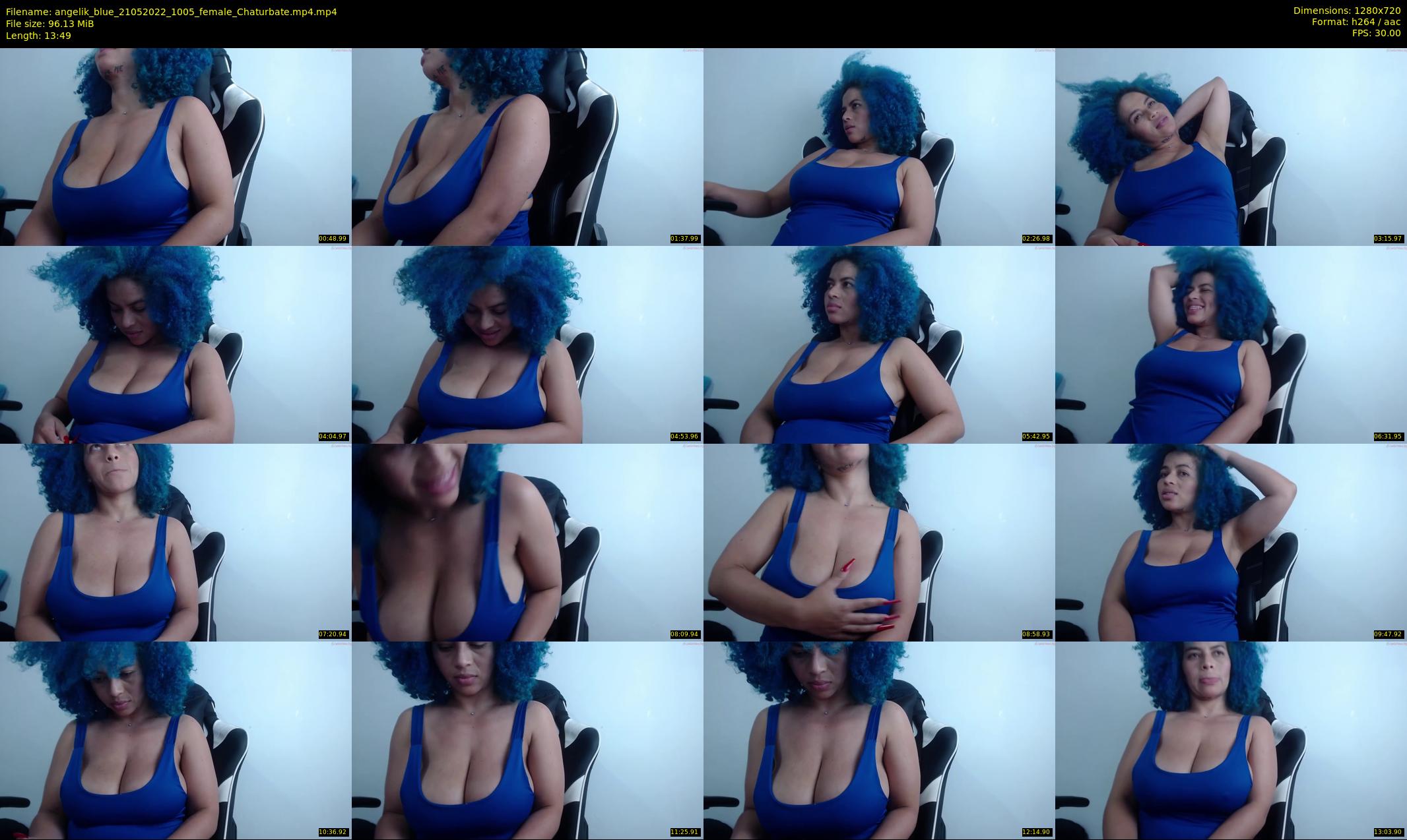 angelik_blue — 14 minute Chaturbate female cam show recording, 720p, May 21, 2022