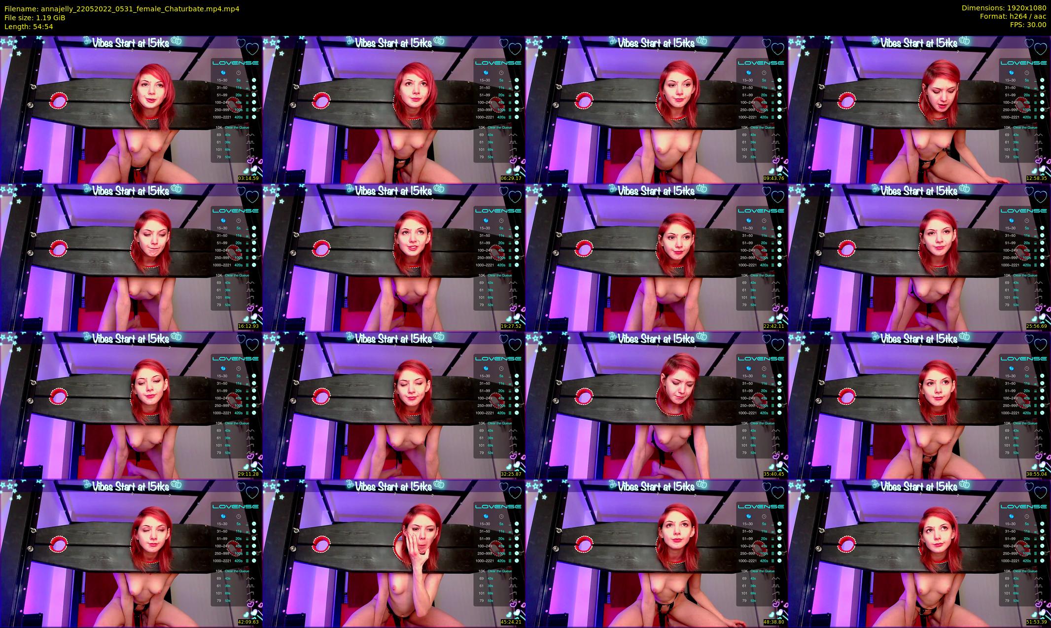 annajelly — 55 minute Chaturbate couple cam show recording, 1080p, May 22, 2022