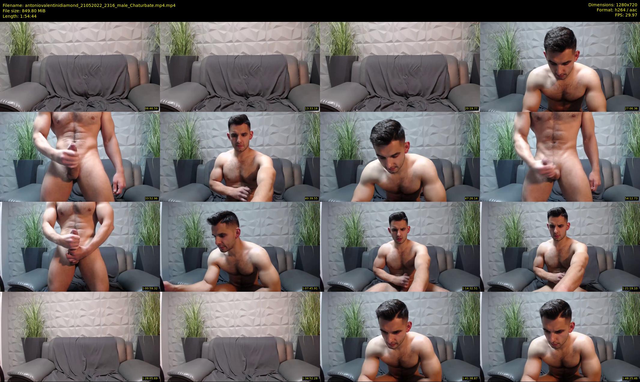 antoniovalentinidiamond — 115 minute Chaturbate male cam show recording, 720p, May 21, 2022