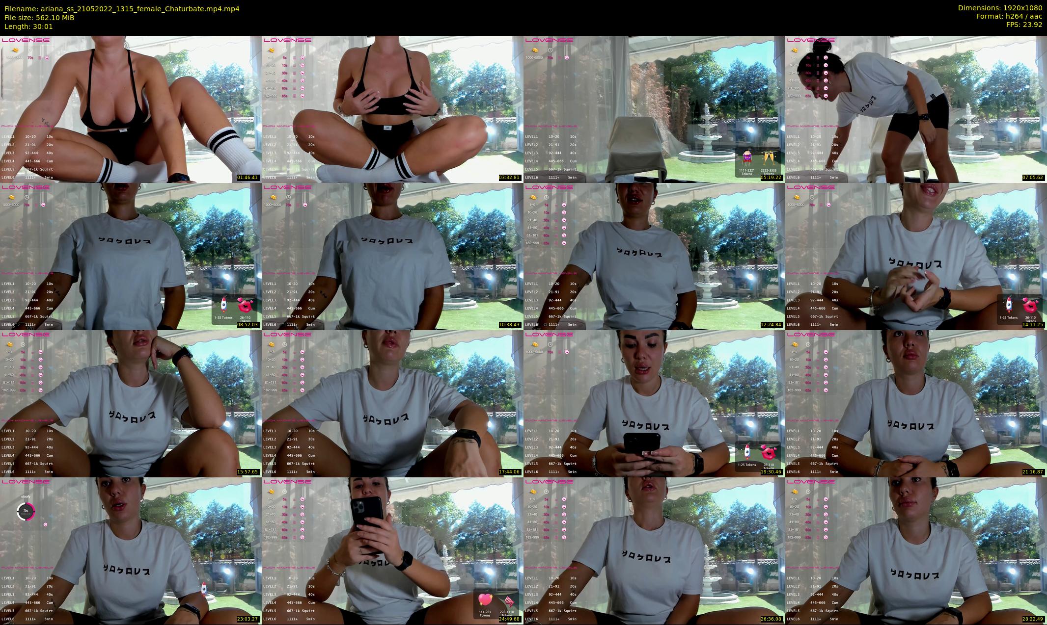 ariana_ss — 31 minute Chaturbate female cam show recording, 1080p, May 21, 2022