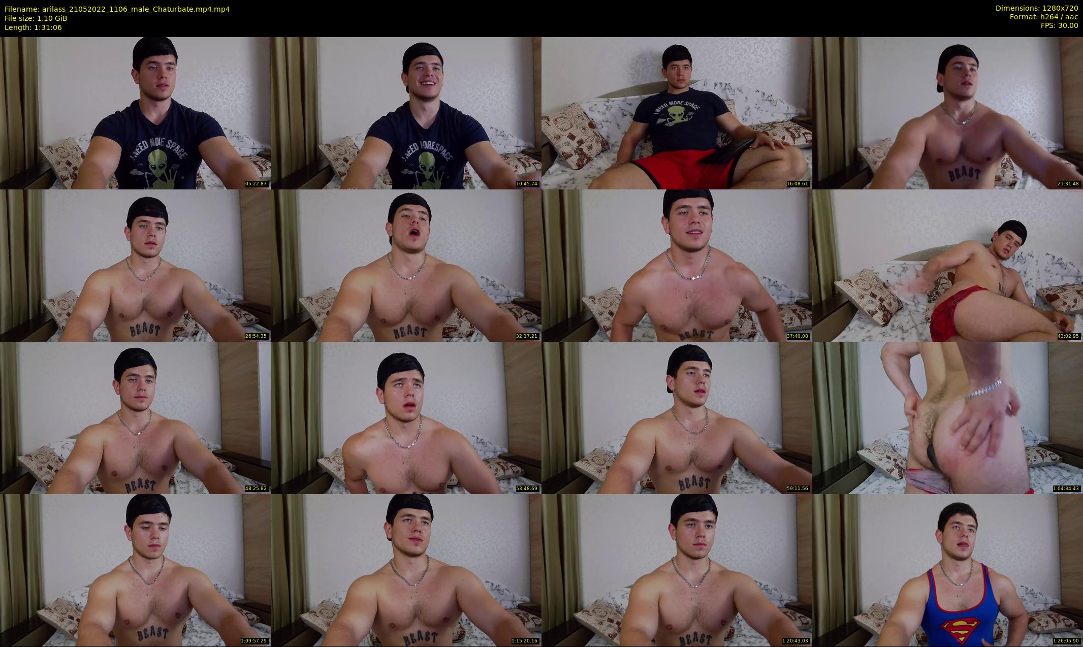 arilass — 92 minute Chaturbate male cam show recording, 720p, May 21, 2022