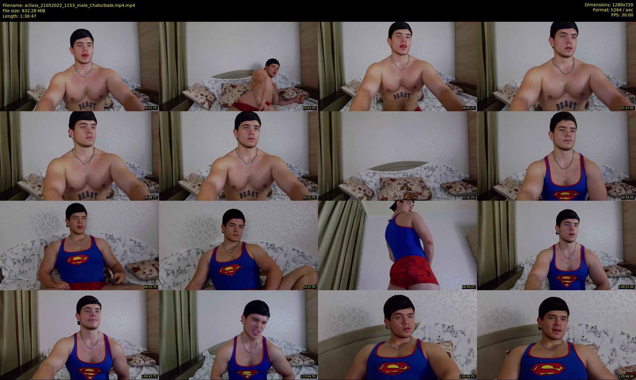 arilass — 91 minute Chaturbate male cam show recording, 720p, May 21, 2022