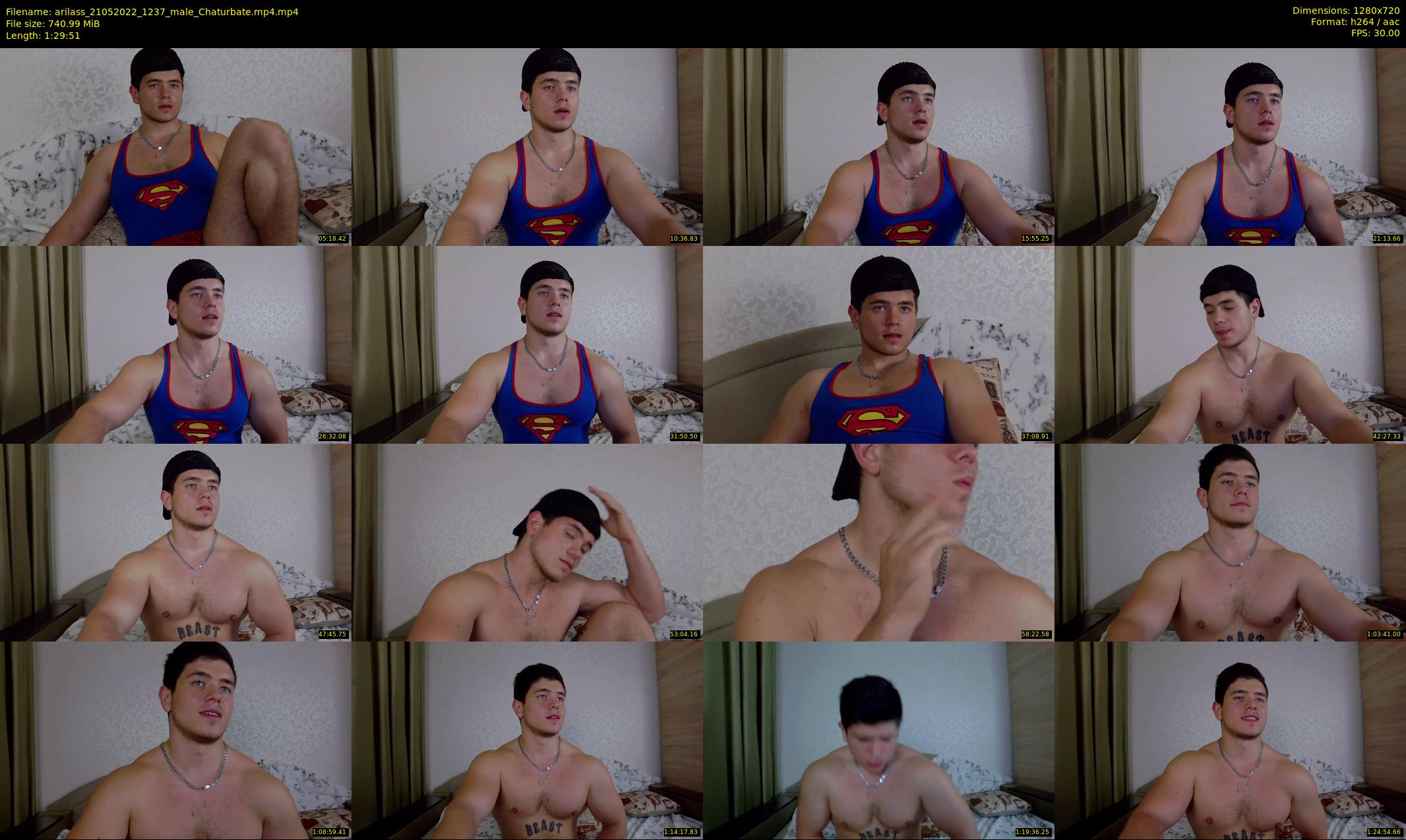 arilass — 90 minute Chaturbate male cam show recording, 720p, May 21, 2022