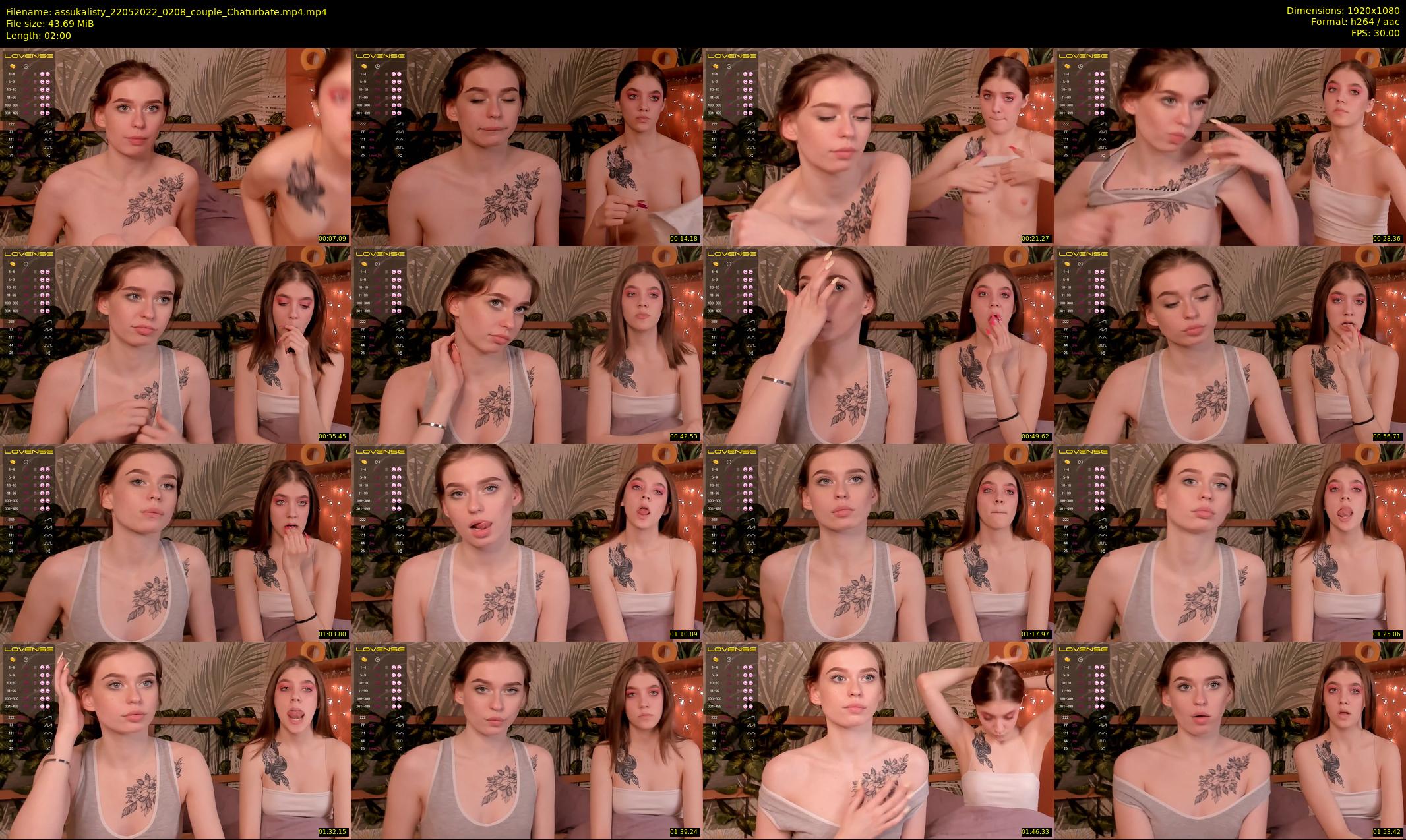 assukalisty — 2 minute Chaturbate couple cam show recording, 1080p, May 22, 2022