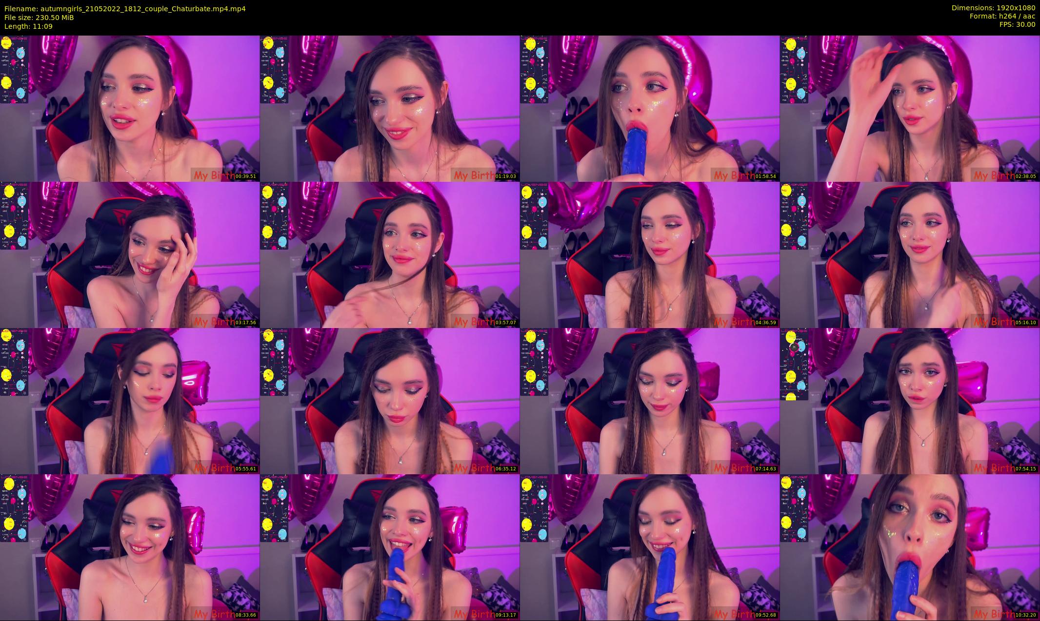 autumngirls — 12 minute Chaturbate couple cam show recording, 1080p, May 21, 2022