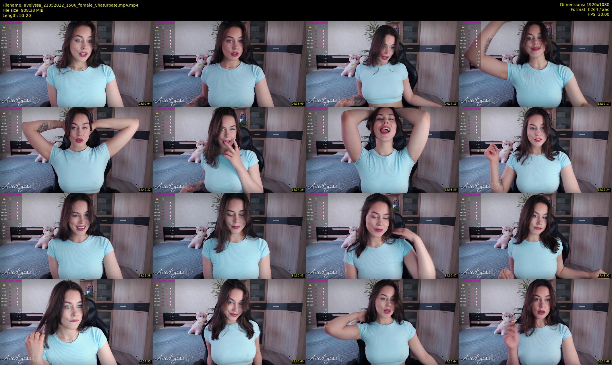 avelyssa — 54 minute Chaturbate female cam show recording, 1080p, May 21, 2022