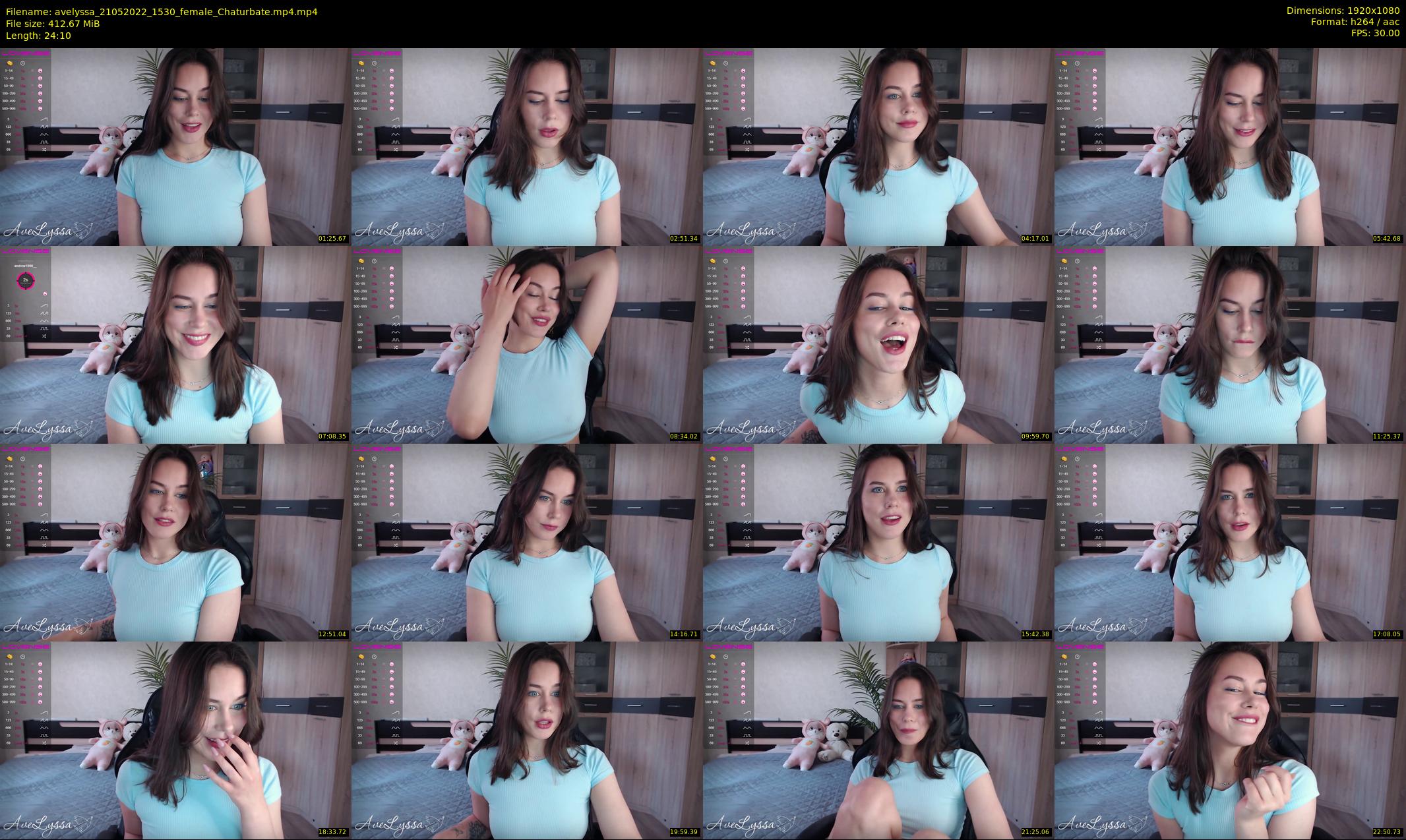 avelyssa — 25 minute Chaturbate female cam show recording, 1080p, May 21, 2022
