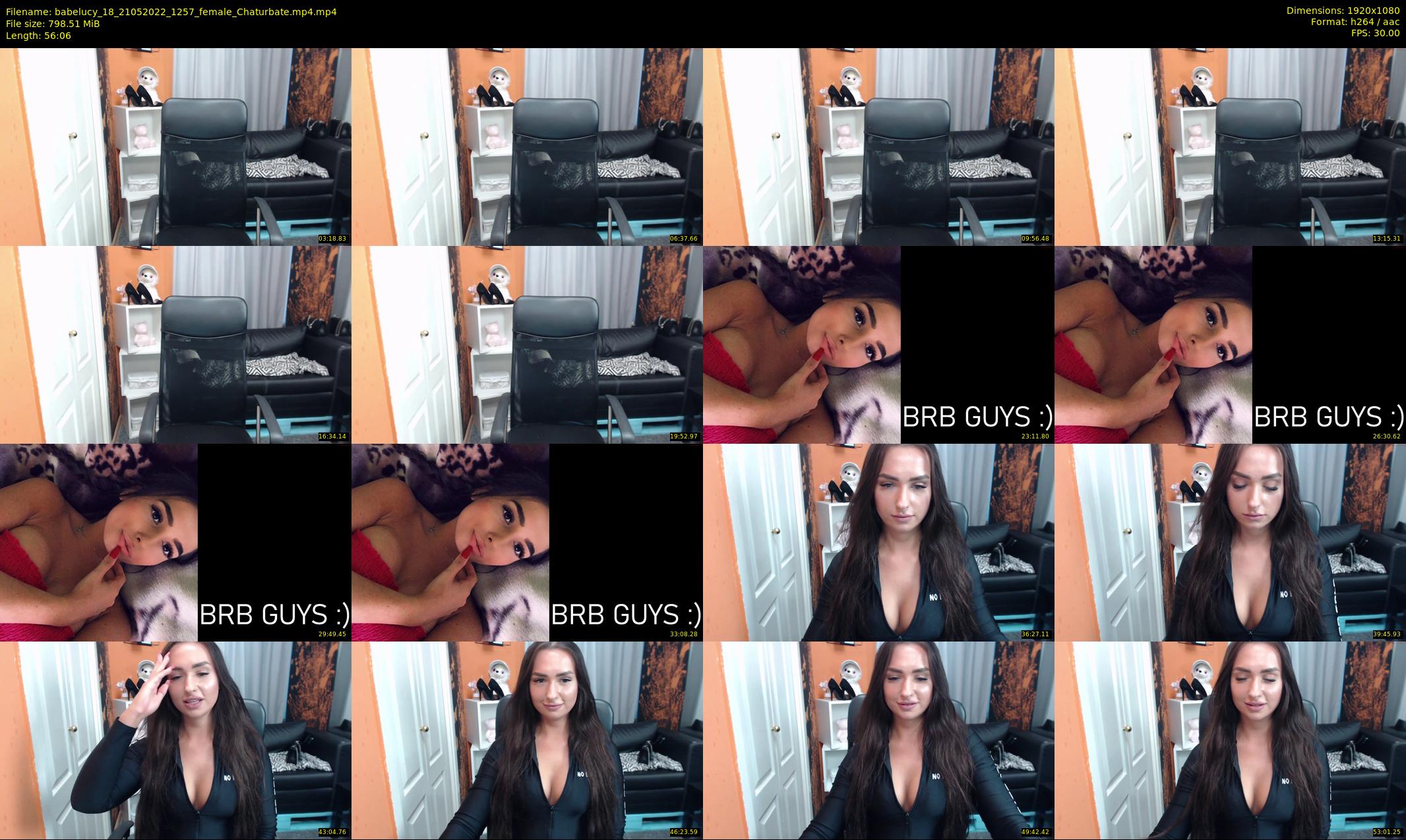 babelucy_18 — 57 minute Chaturbate female cam show recording, 1080p, May 21, 2022