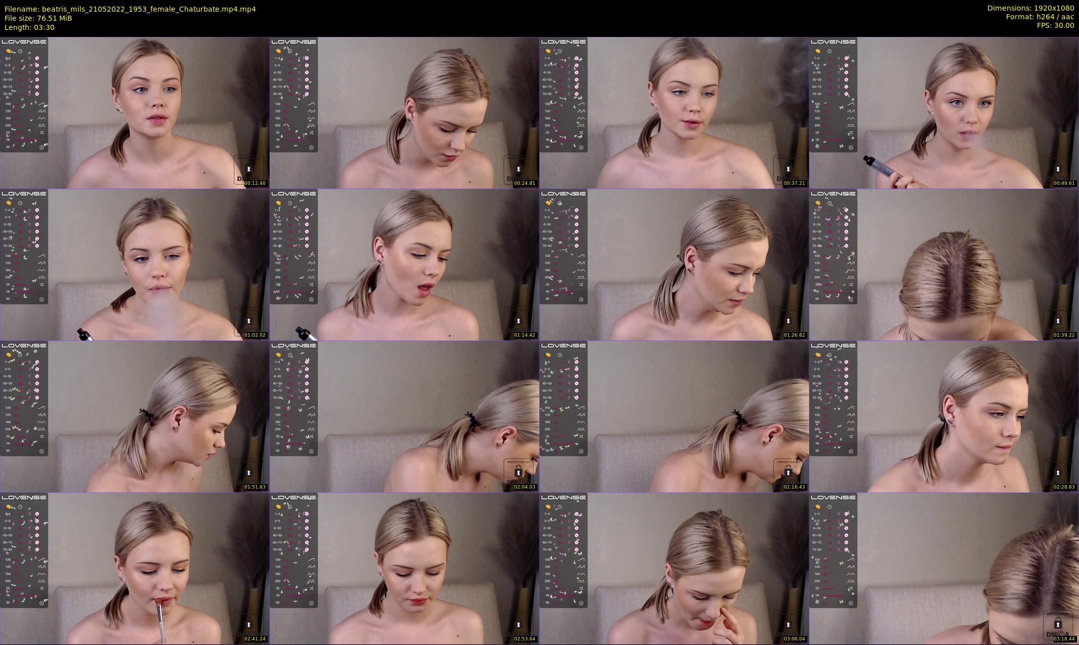 beatris_mils — 4 minute Chaturbate female cam show recording, 1080p, May 21, 2022