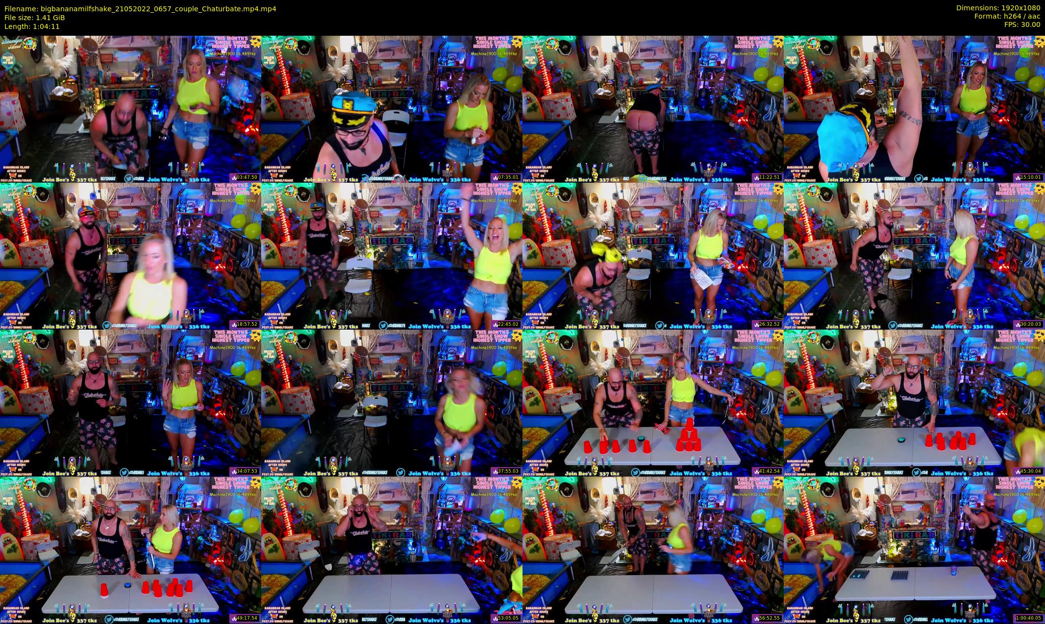 bigbananamilfshake — 65 minute Chaturbate couple cam show recording, 1080p, May 21, 2022