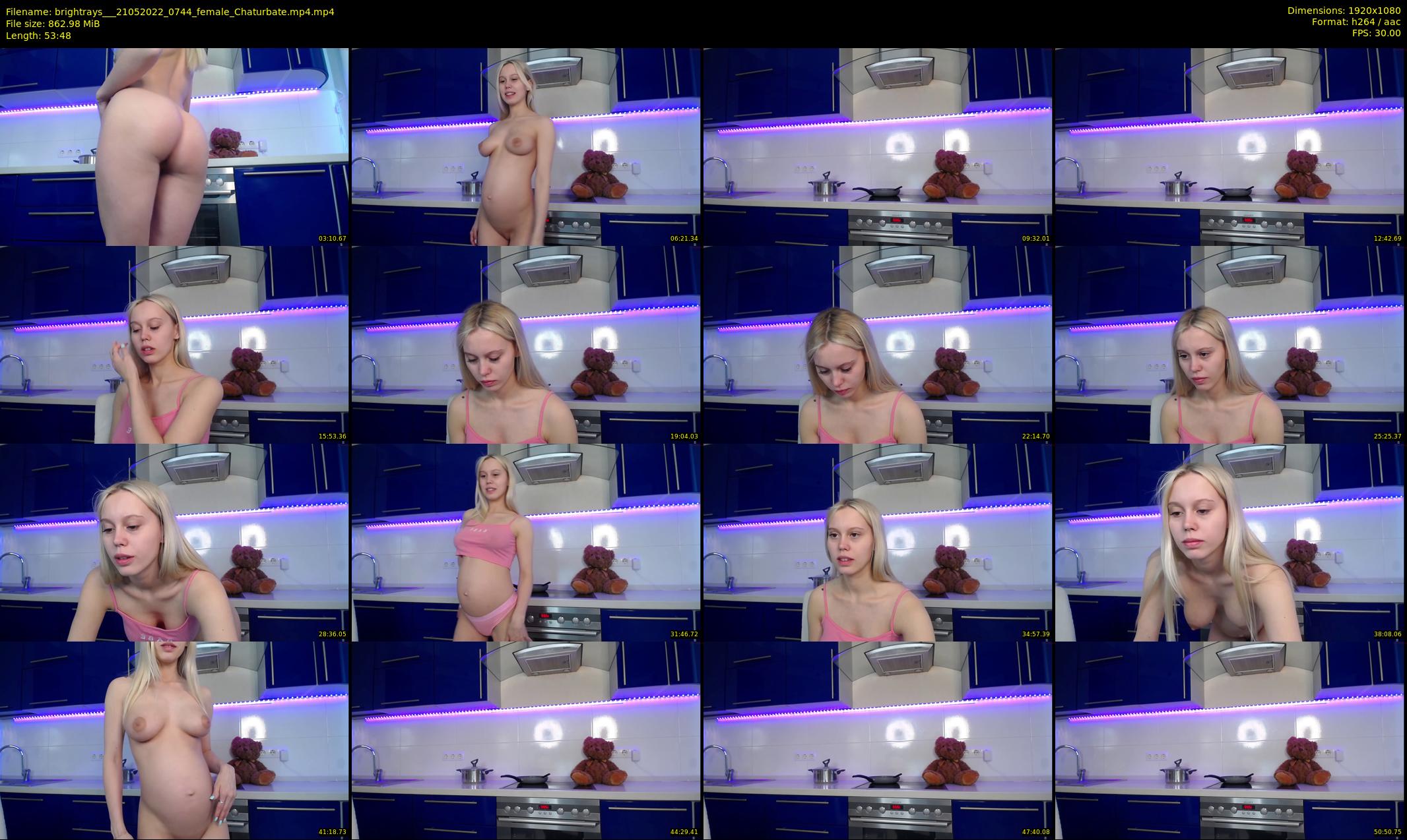 brightrays__ — 54 minute Chaturbate female cam show recording, 1080p, May 21, 2022