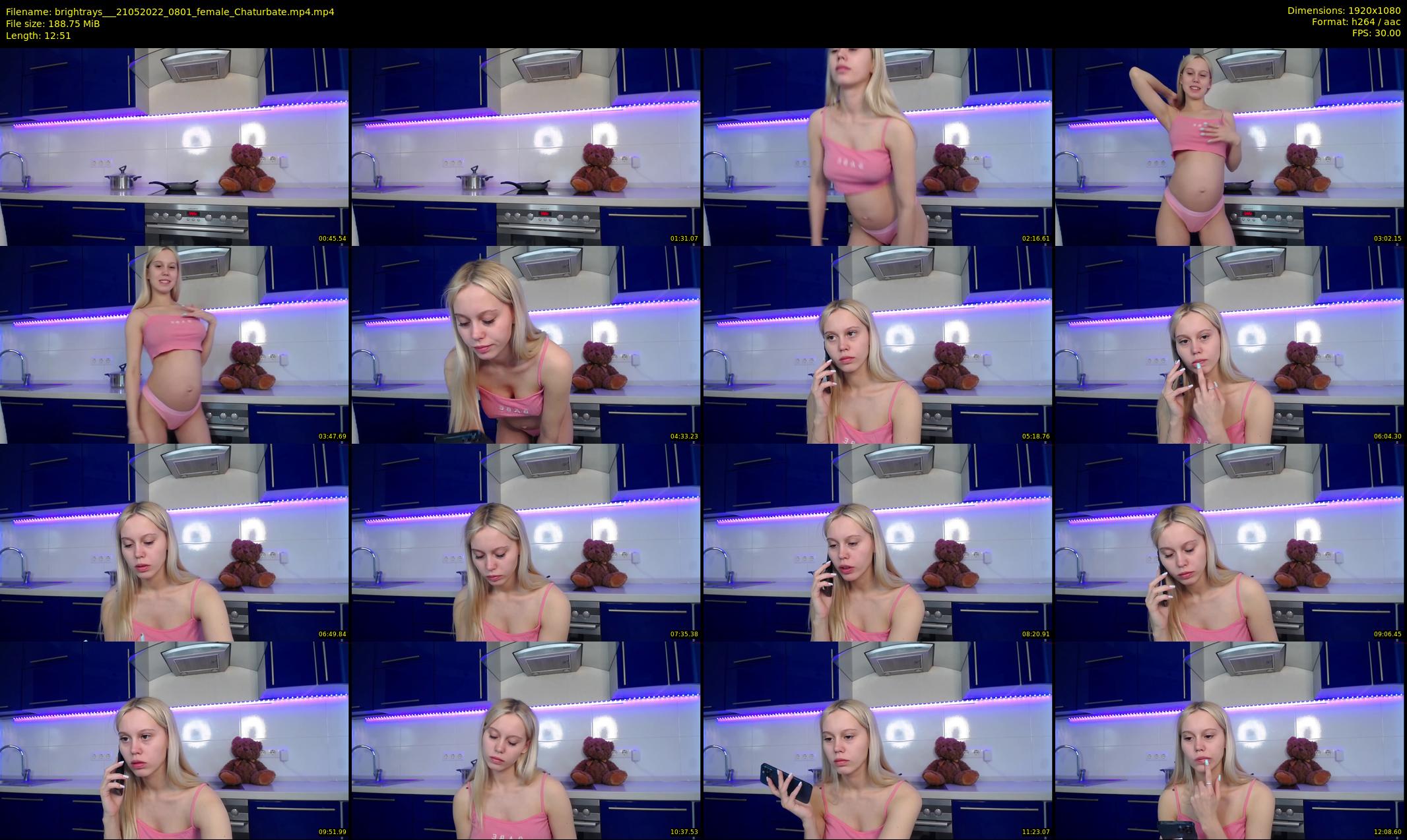brightrays__ — 13 minute Chaturbate female cam show recording, 1080p, May 21, 2022