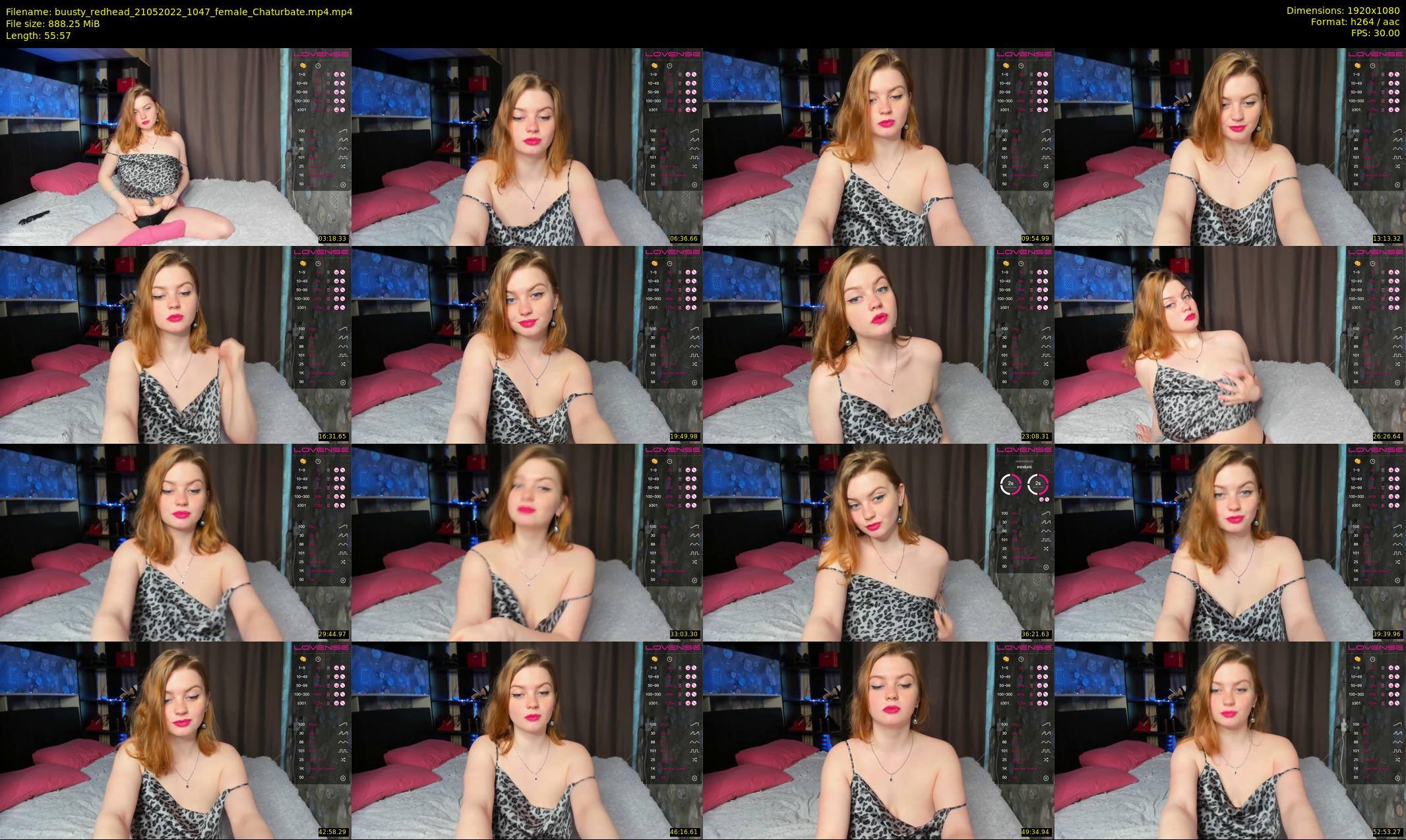 buusty_redhead — 56 minute Chaturbate female cam show recording, 1080p, May 21, 2022