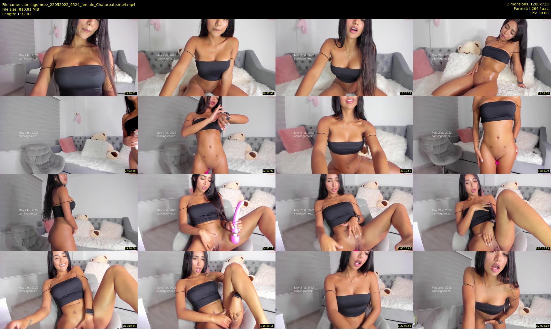 camilagomezz — 93 minute Chaturbate female cam show recording, 720p, May 22, 2022