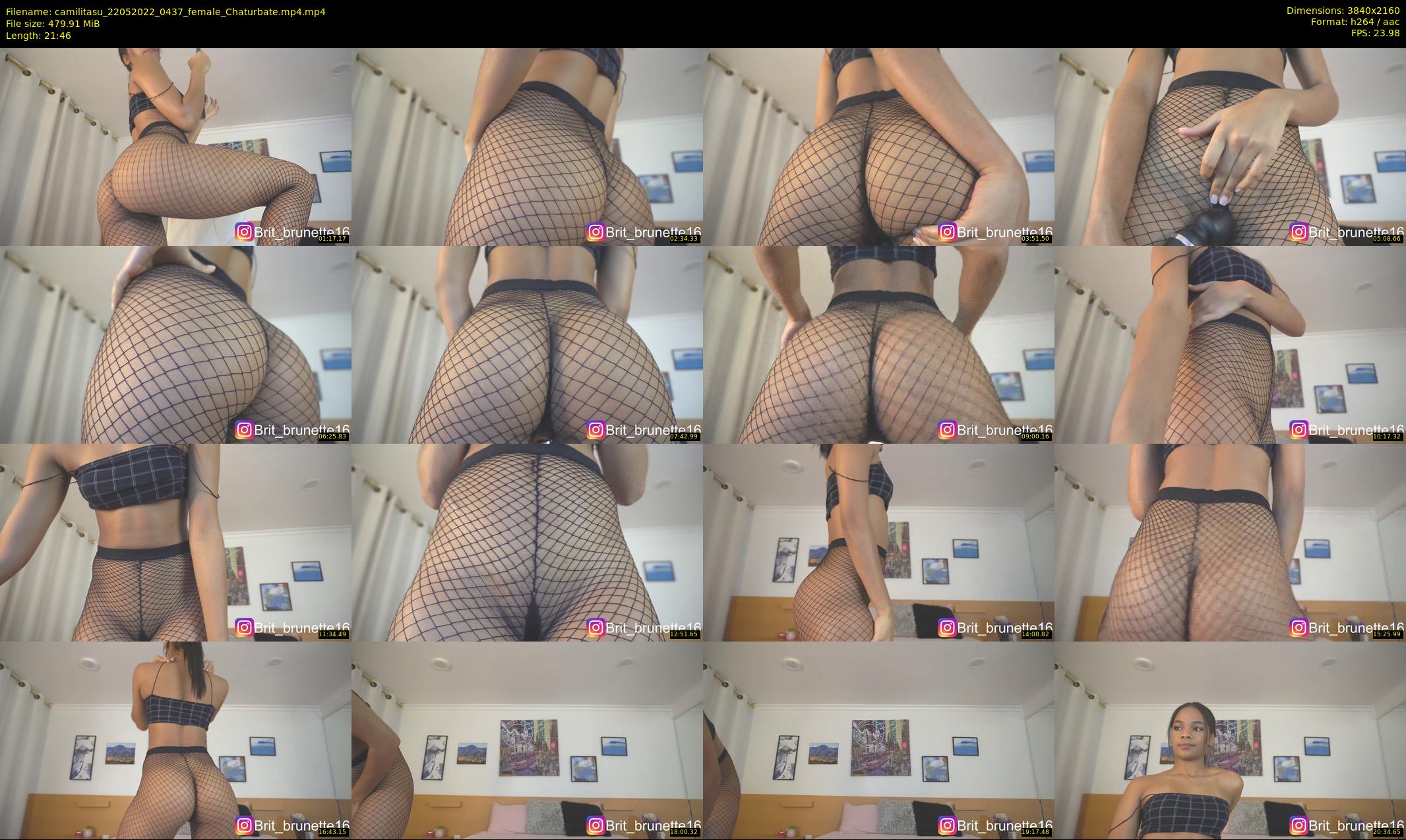 camilitasu — 22 minute Chaturbate female cam show recording, 4K, May 22, 2022