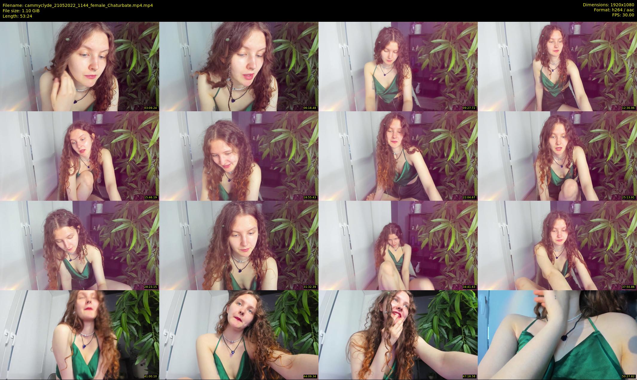 cammyclyde — 54 minute Chaturbate female cam show recording, 1080p, May 21, 2022