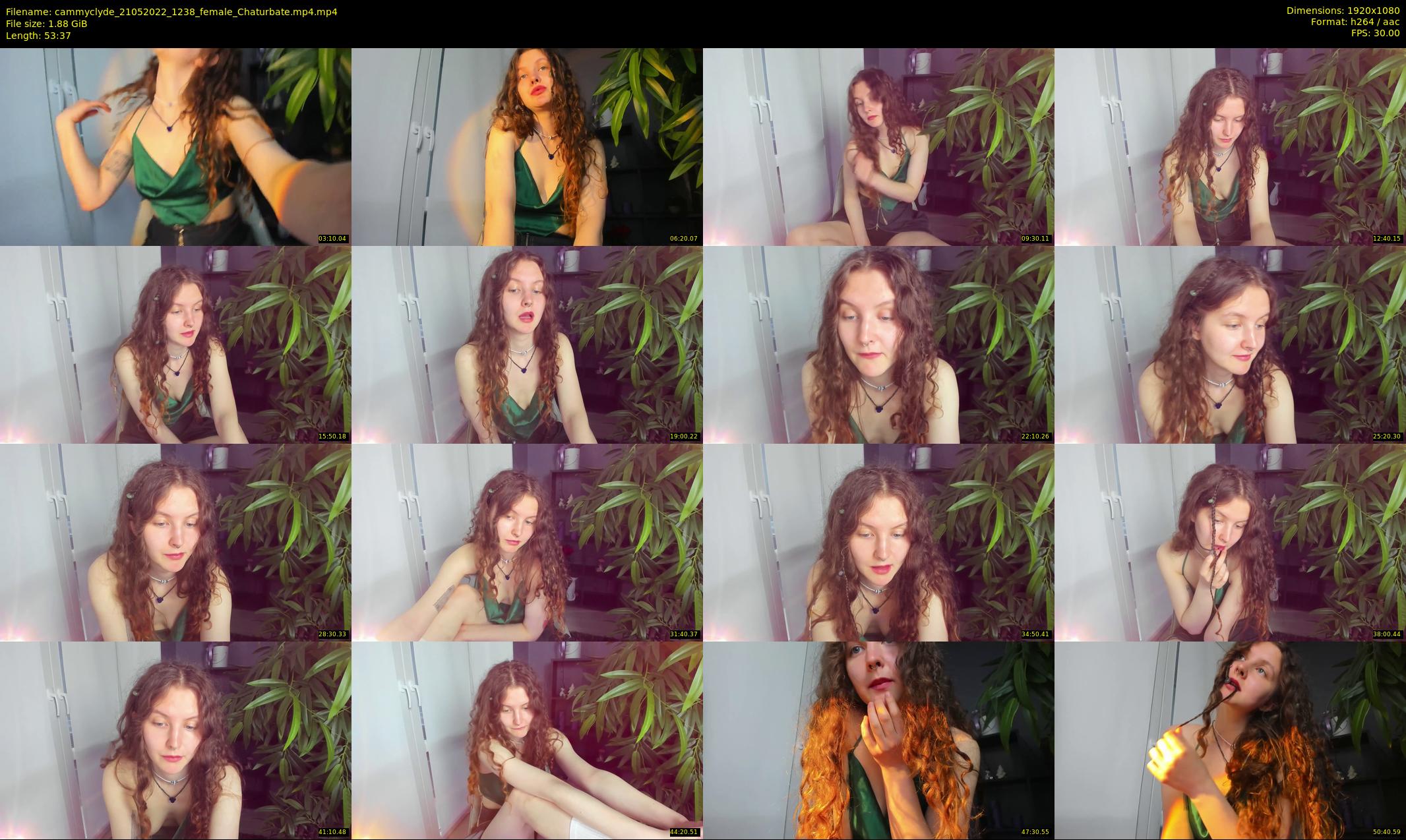 cammyclyde — 54 minute Chaturbate female cam show recording, 1080p, May 21, 2022