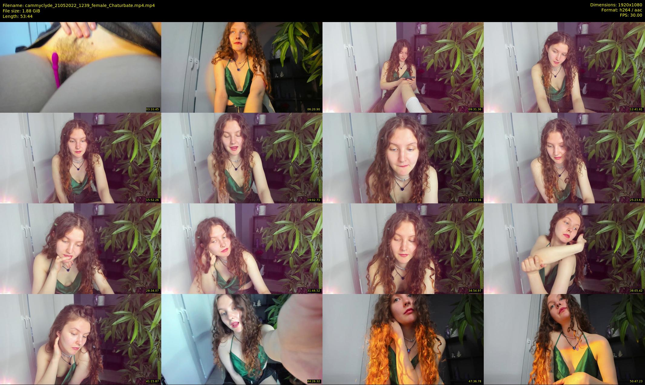 cammyclyde — 54 minute Chaturbate female cam show recording, 1080p, May 21, 2022