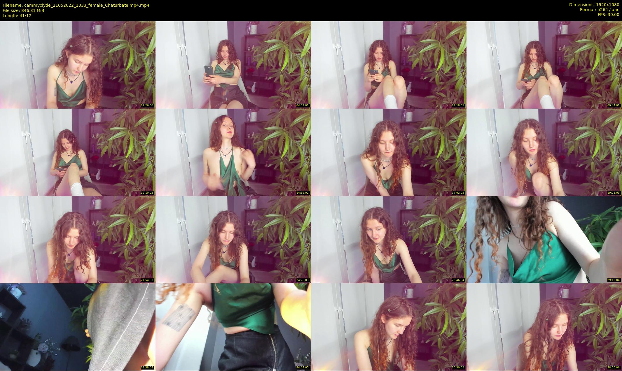 cammyclyde — 42 minute Chaturbate female cam show recording, 1080p, May 21, 2022