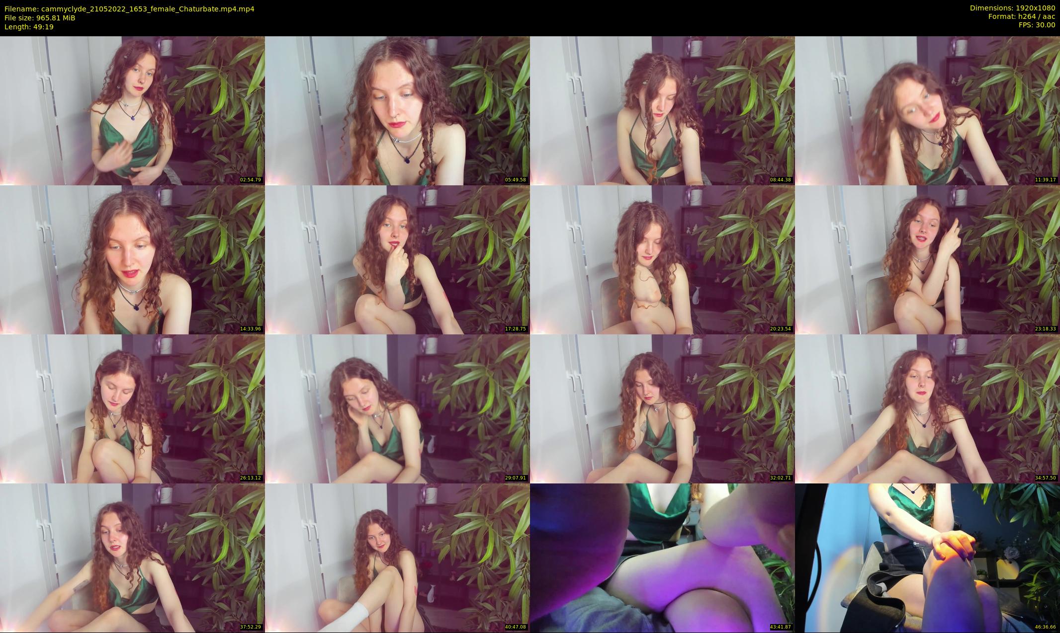 cammyclyde — 50 minute Chaturbate female cam show recording, 1080p, May 21, 2022