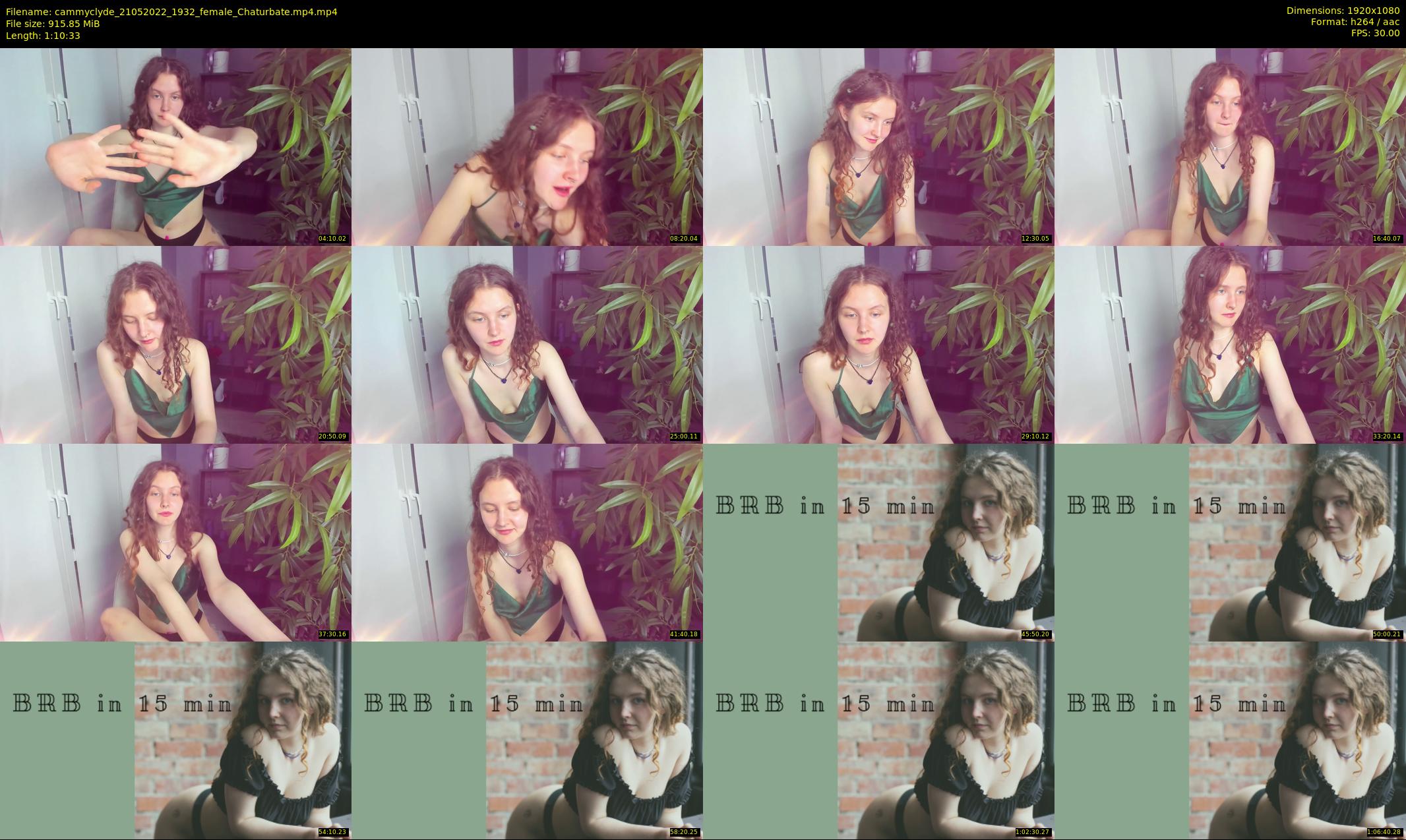 cammyclyde — 71 minute Chaturbate female cam show recording, 1080p, May 21, 2022