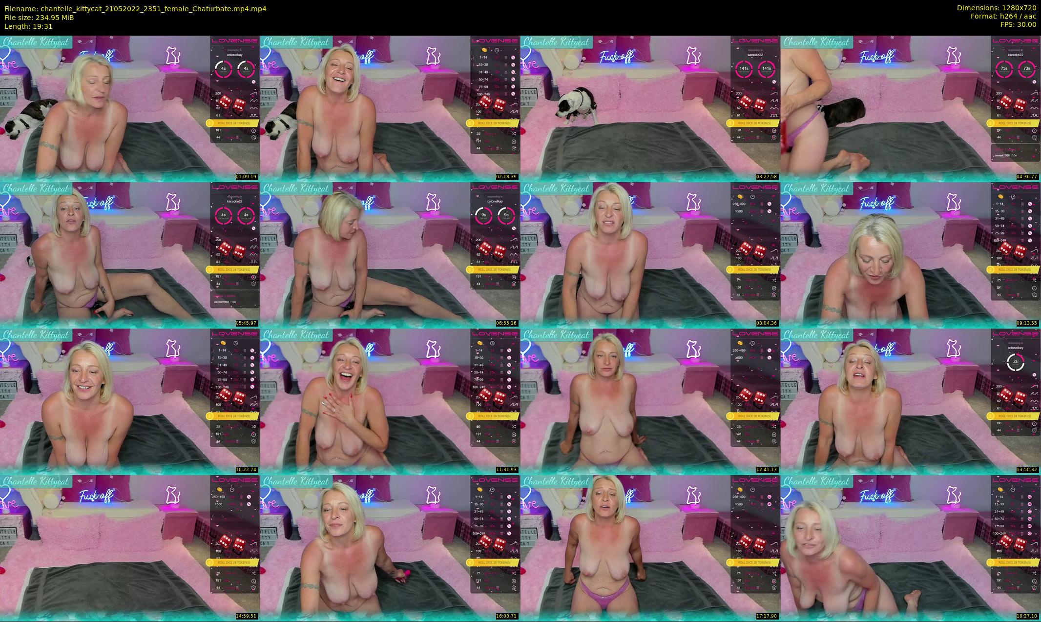 chantelle_kittycat — 20 minute Chaturbate female cam show recording, 720p, May 21, 2022