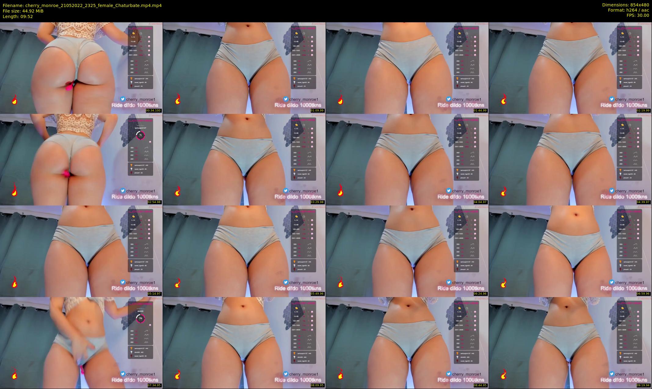 cherry_monroe — 10 minute Chaturbate female cam show recording, 480p, May 21, 2022
