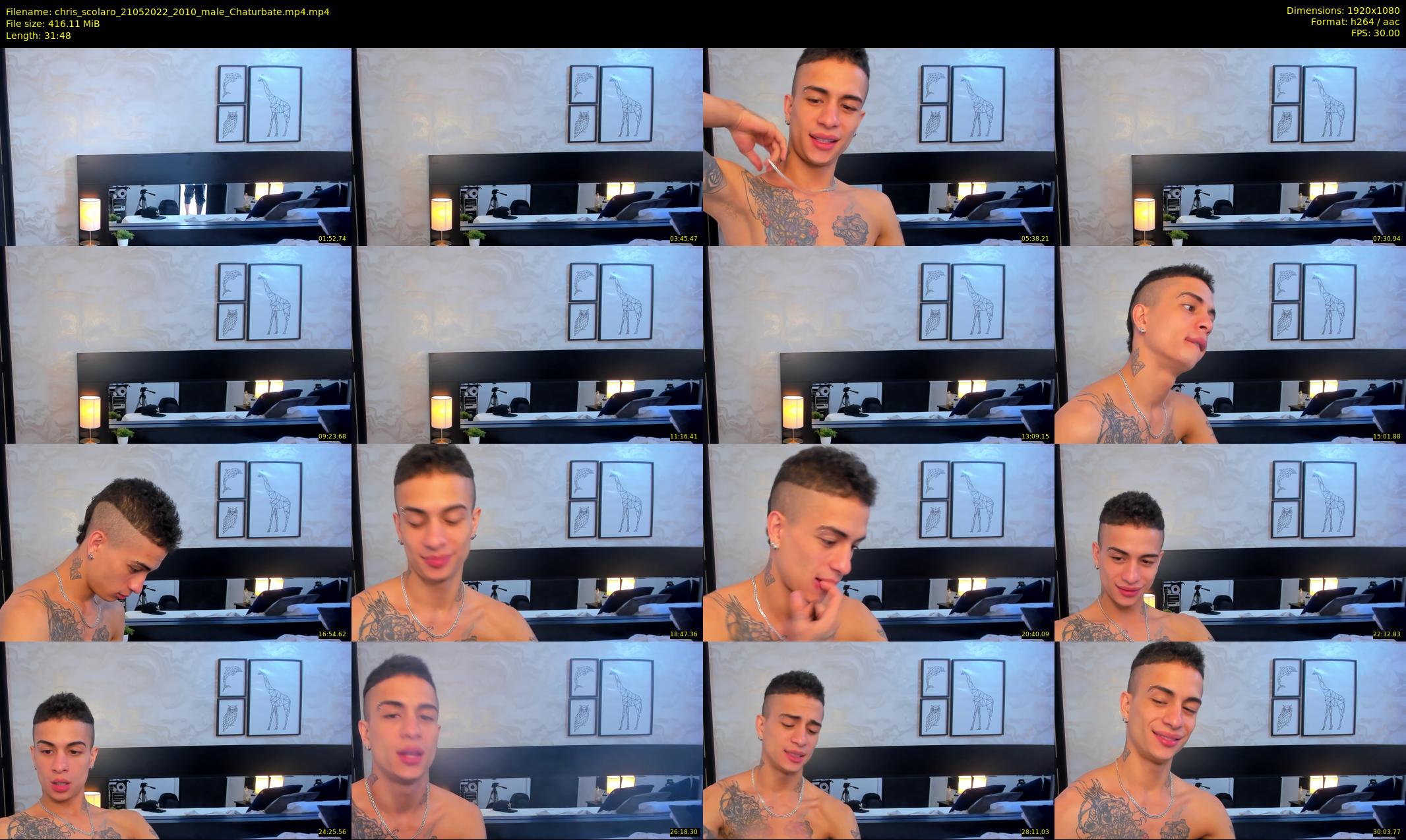 chris_scolaro — 32 minute Chaturbate male cam show recording, 1080p, May 21, 2022