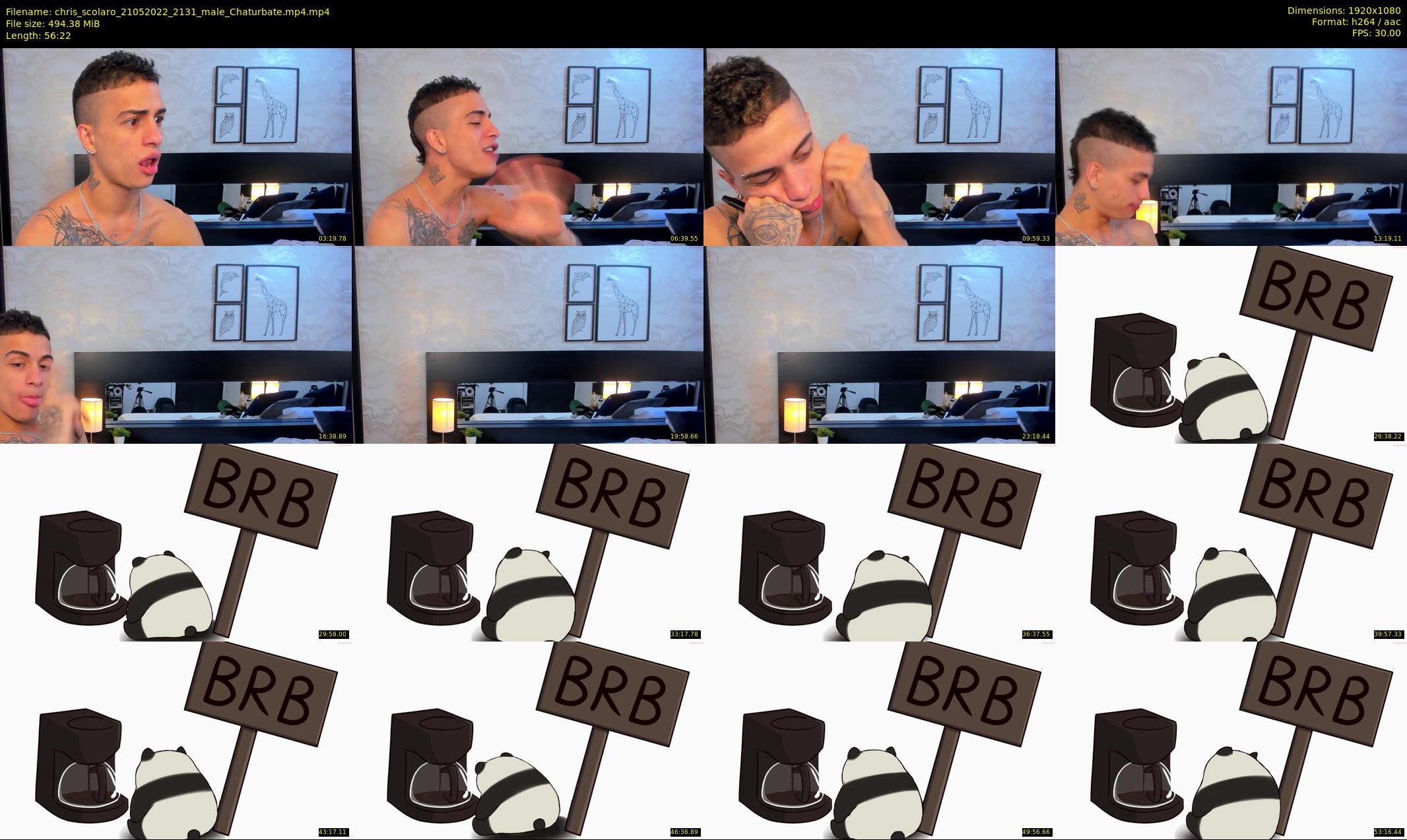 chris_scolaro — 57 minute Chaturbate male cam show recording, 1080p, May 21, 2022