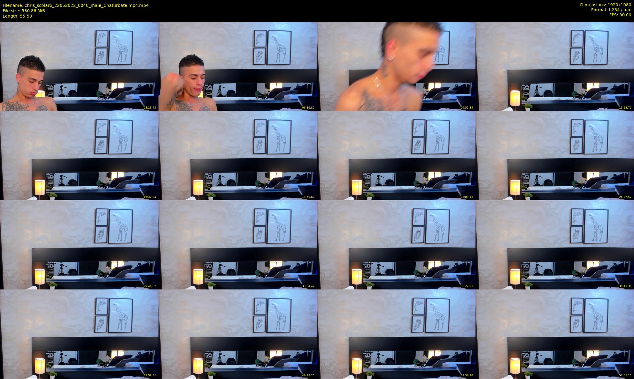 chris_scolaro — 56 minute Chaturbate male cam show recording, 1080p, May 22, 2022